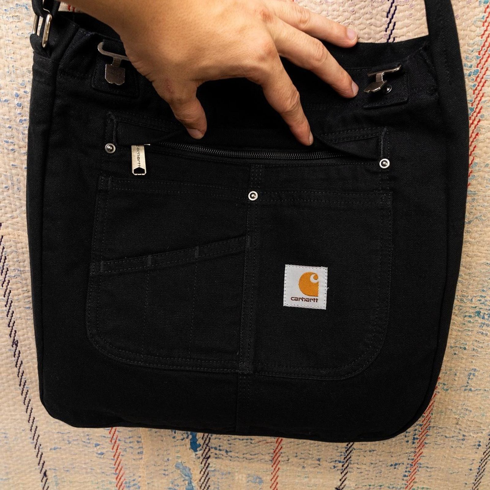 Carhartt Custom Upcycled carhartt tote bag / crossbody bag Size ONE SIZE - 4 Thumbnail