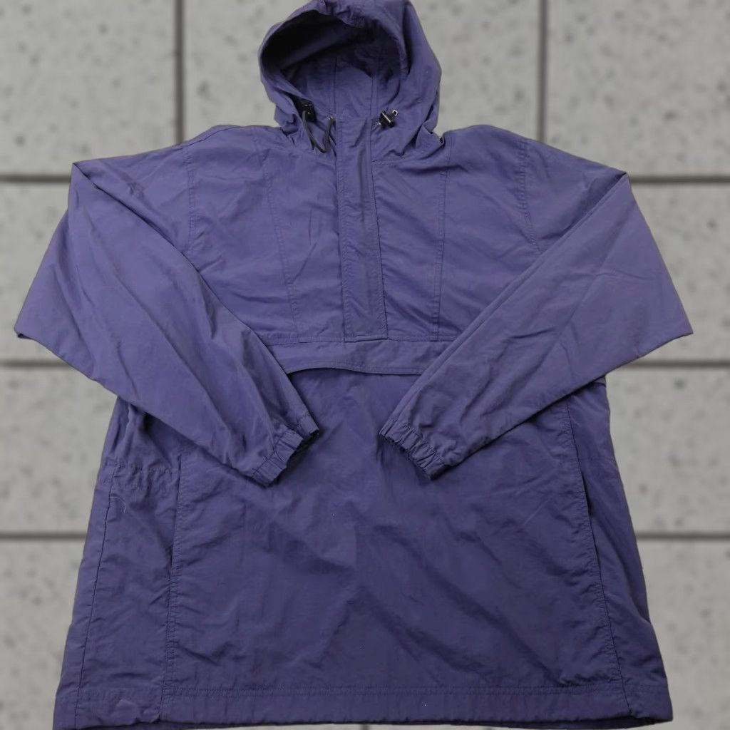 Vintage VINTAGE LL Bean Jacket Mens XLT Anorak Hooded Windbreaker Blue Cotton? Nylon? (adjust to exact original) Size US XL / EU 56 / 4 - 1 Thumbnail