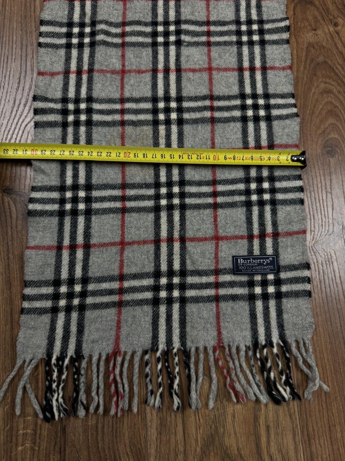 Burberry Vintage wool scarf Burberry’s 90s original luxury item Size ONE SIZE - 3 Thumbnail