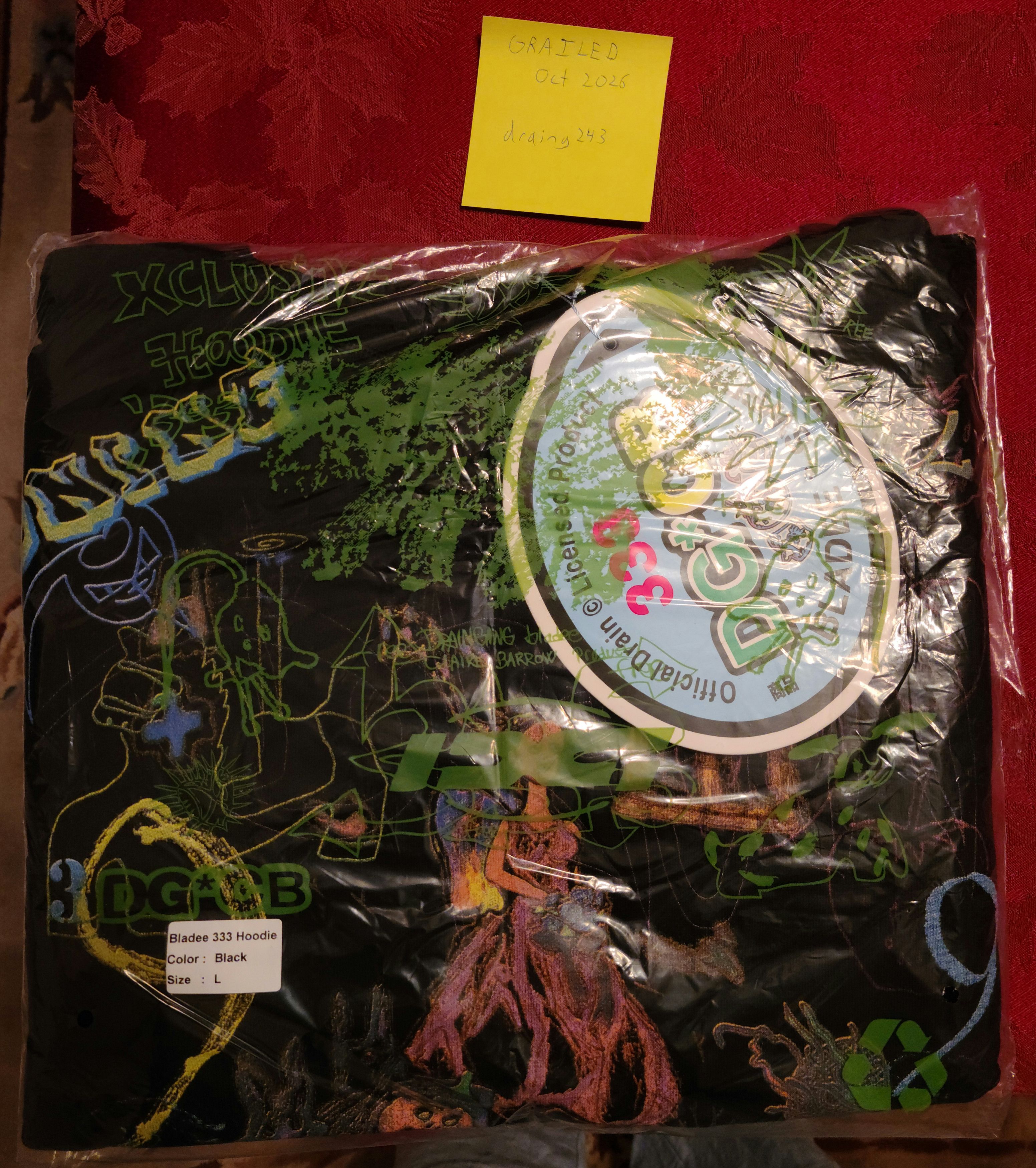 Drain Gang (SEALED IN BAG) Bladee x Claire Barrow 333 Hoodie Size US L / EU 52-54 / 3 - 1 Thumbnail