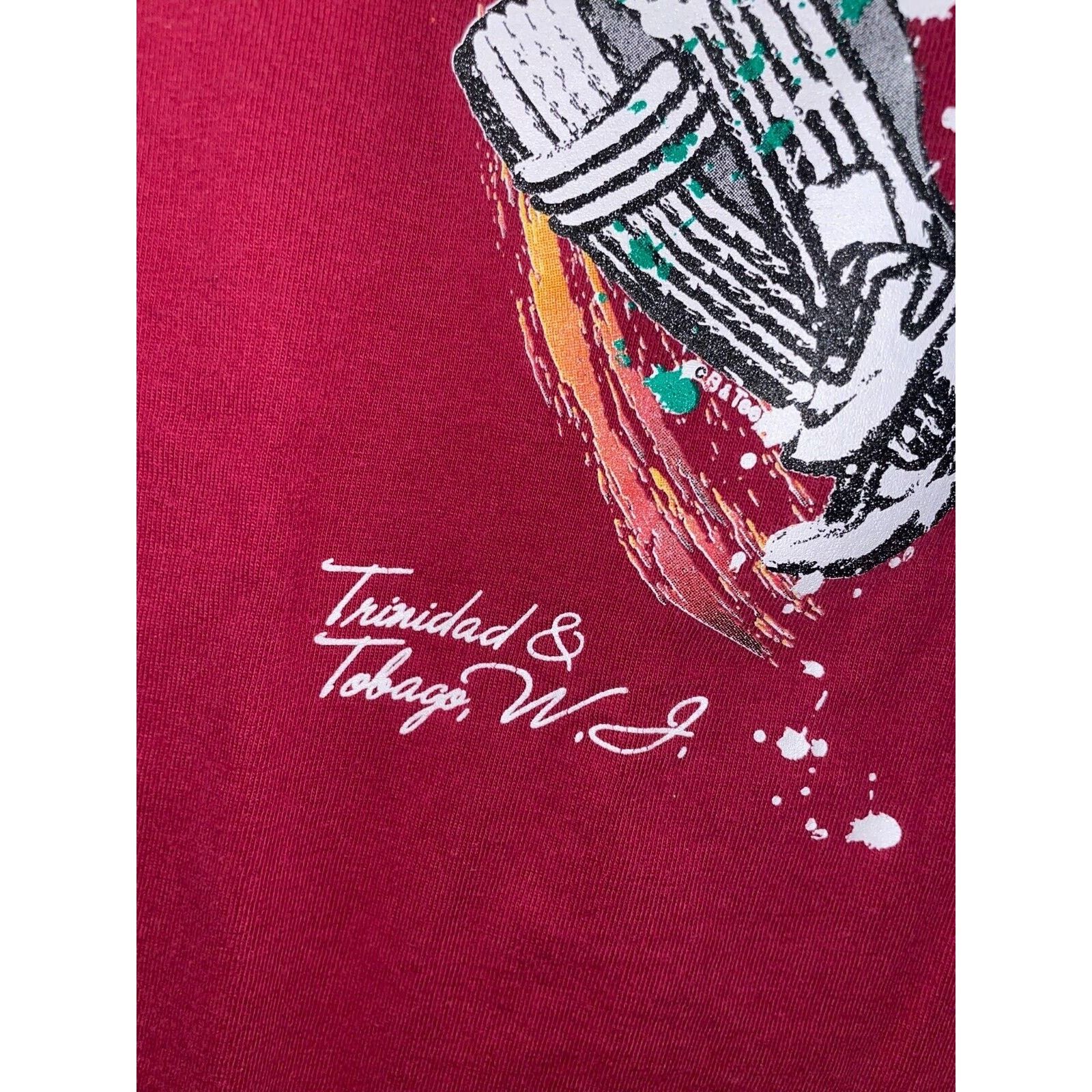 Vintage Vintage Cricket Shirt West Indies Style Trinidad Tobago 90s Size US L / EU 52-54 / 3 - 5 Thumbnail