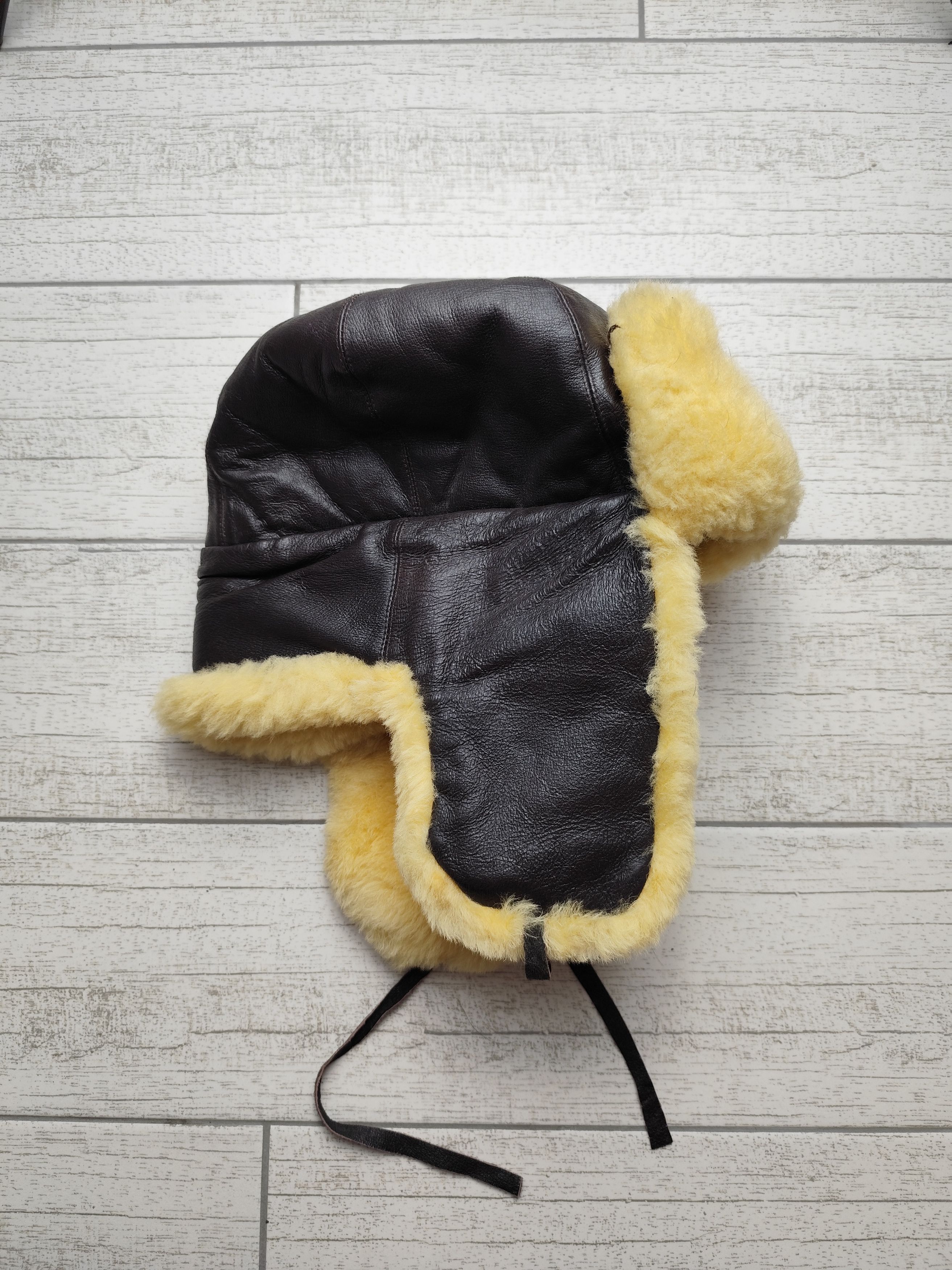 Japanese Brand VINTAGE streetwear y2k designer FUR HAT USHANKA Size ONE SIZE - 1 Thumbnail