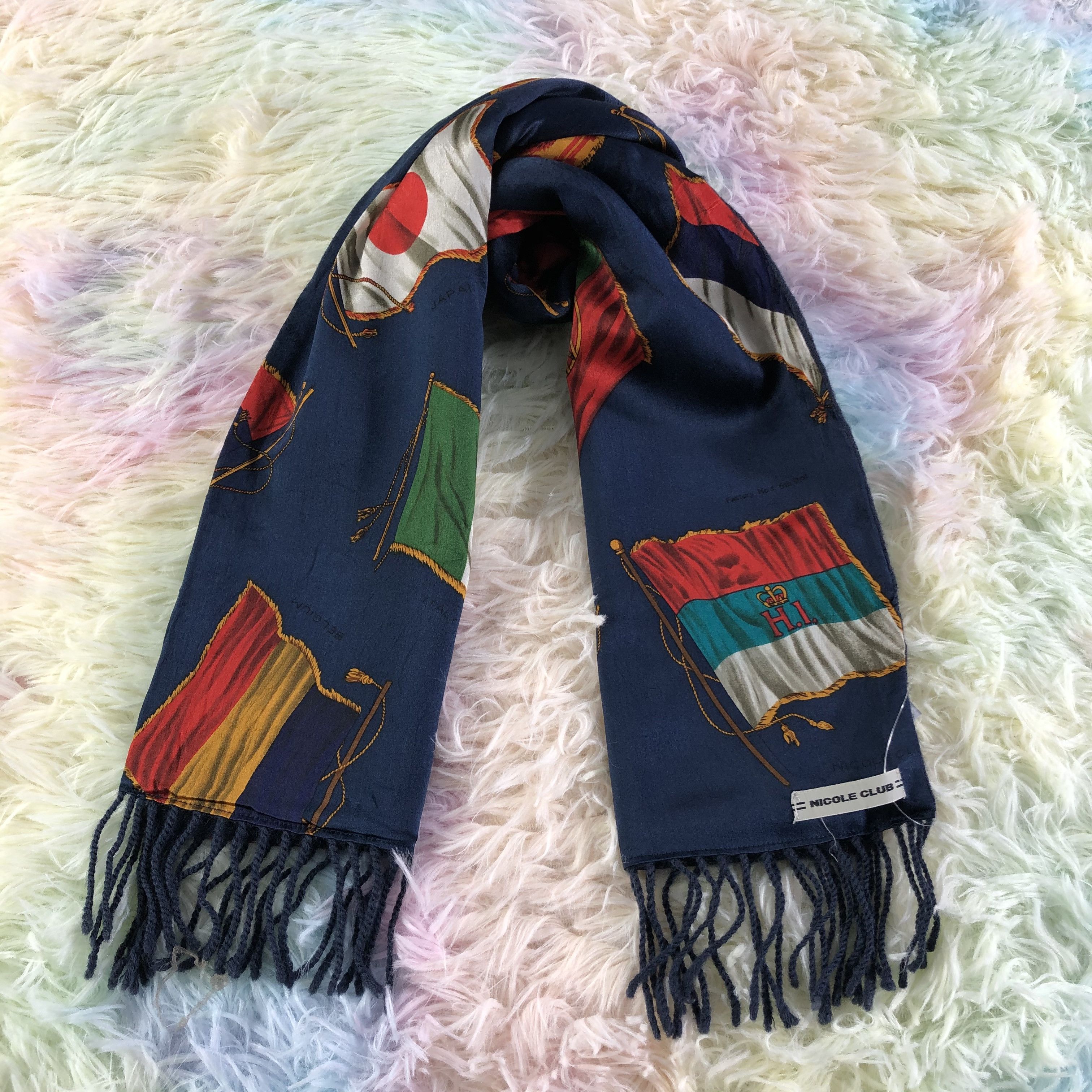 Vintage Nicole Club Scarf / Muffler / Neckwear - KM115 Size ONE SIZE - 1 Thumbnail