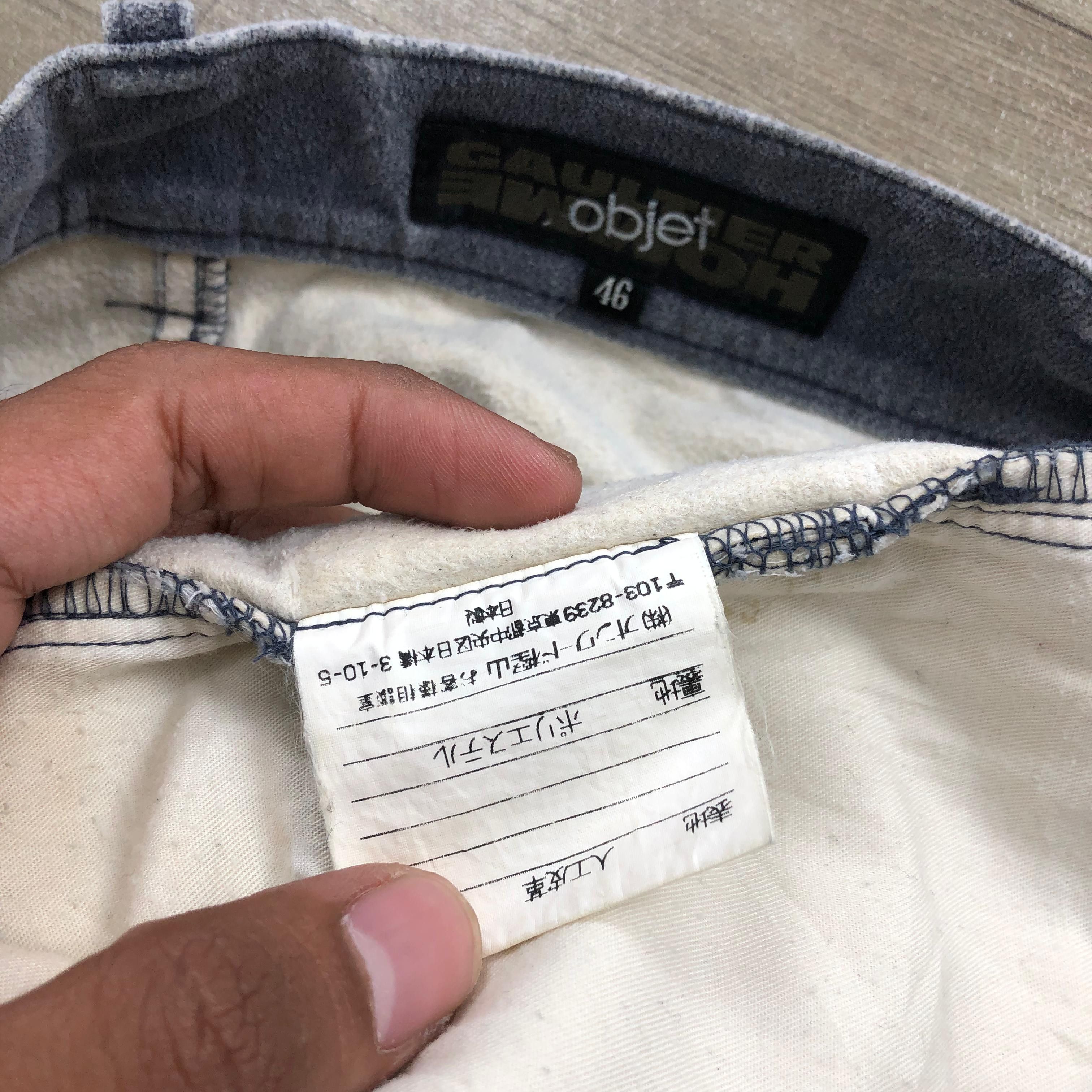 Gaultier Homme Objet 2000s Gaultier Homme Objet Faded Lgb Style Denim Jeans Size US 30 / EU 46 - 10 Thumbnail