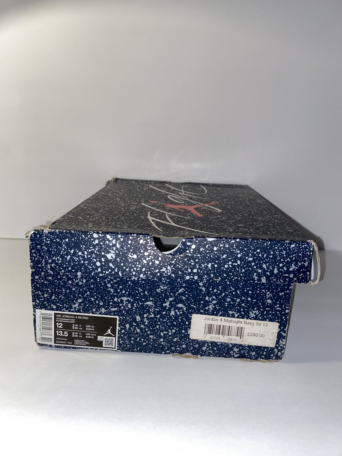 Jordan Brand Jordan 4 Retro Midnight Navy US Men's 12 Used Size US 12 / EU 45 - 7 Thumbnail