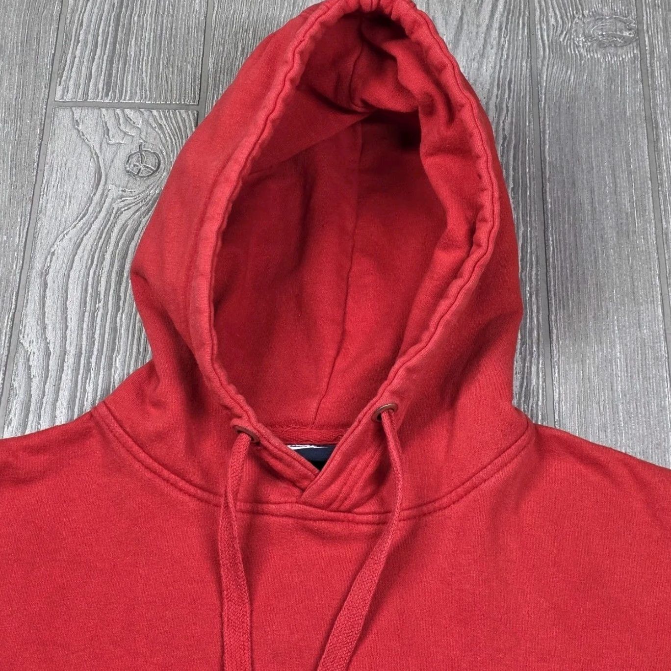 Nike Nike Sportswear Club Fleece Hoodie Mens L Red Sweatshirt Long Sleeve Drawstring Size US L / EU 52-54 / 3 - 4 Thumbnail