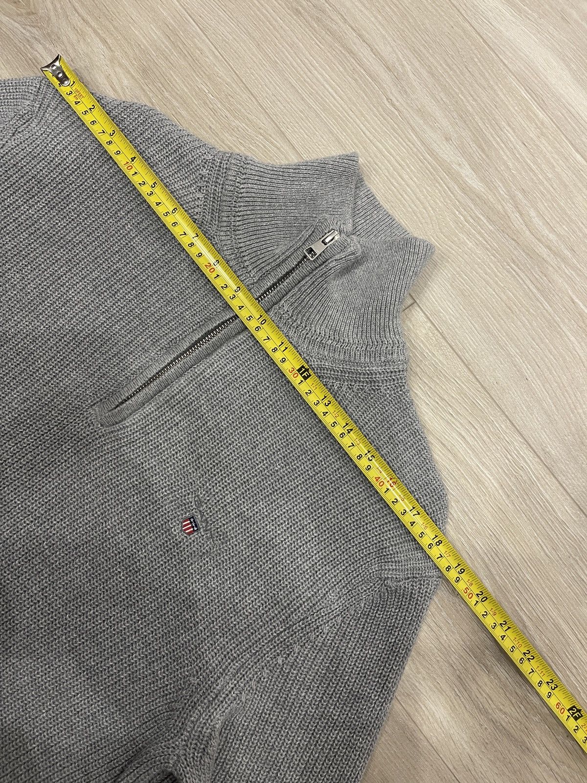 Gant × Vintage VINTAGE GANT CLASSIC ZIP SWEATER knit old money Size US S / EU 44-46 / 1 - 13 Thumbnail