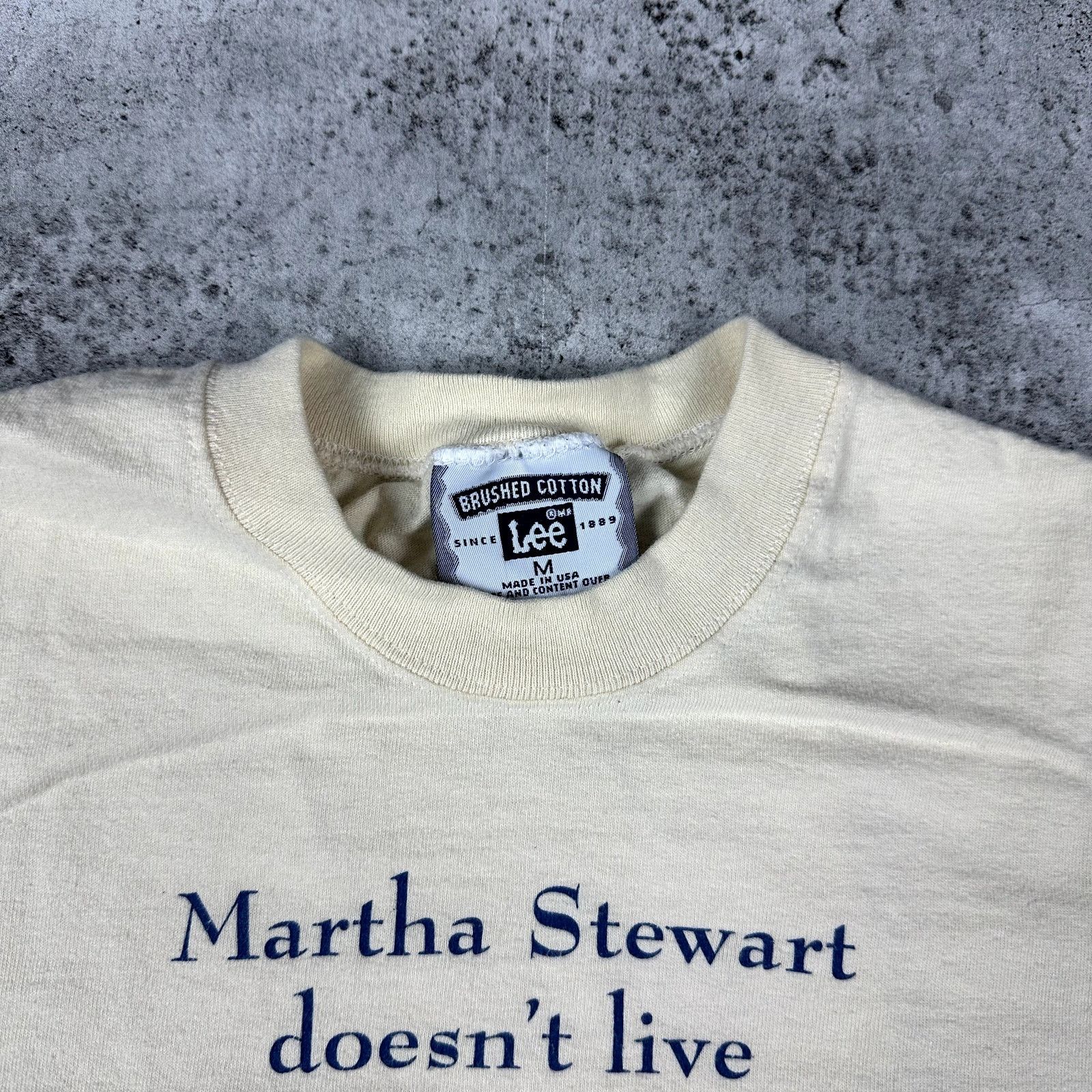Lee Vintage Martha Stewart Parody Shirt Size Medium Size US M / EU 48-50 / 2 - 3 Thumbnail