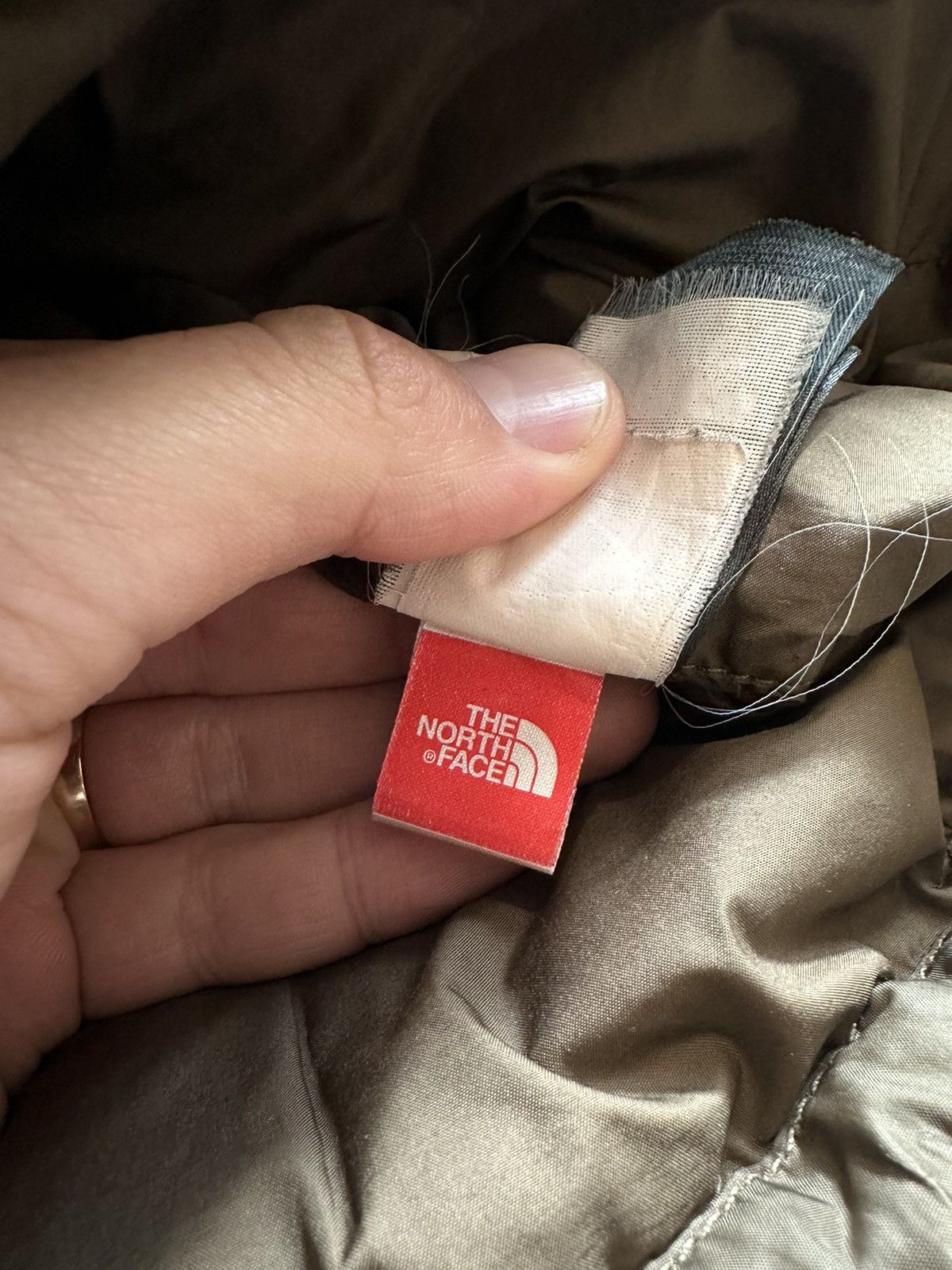 The North Face Brown Vintage 550 Puffer Down Jacket