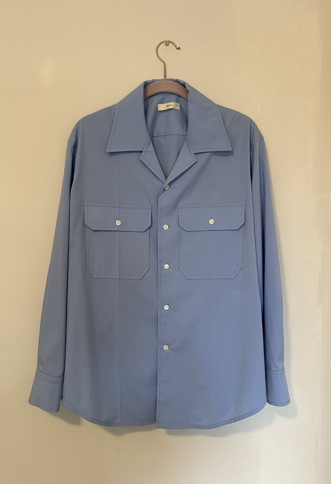RECTO Recto Blue Fold Shirt Size US S / EU 44-46 / 1 - 1 Thumbnail