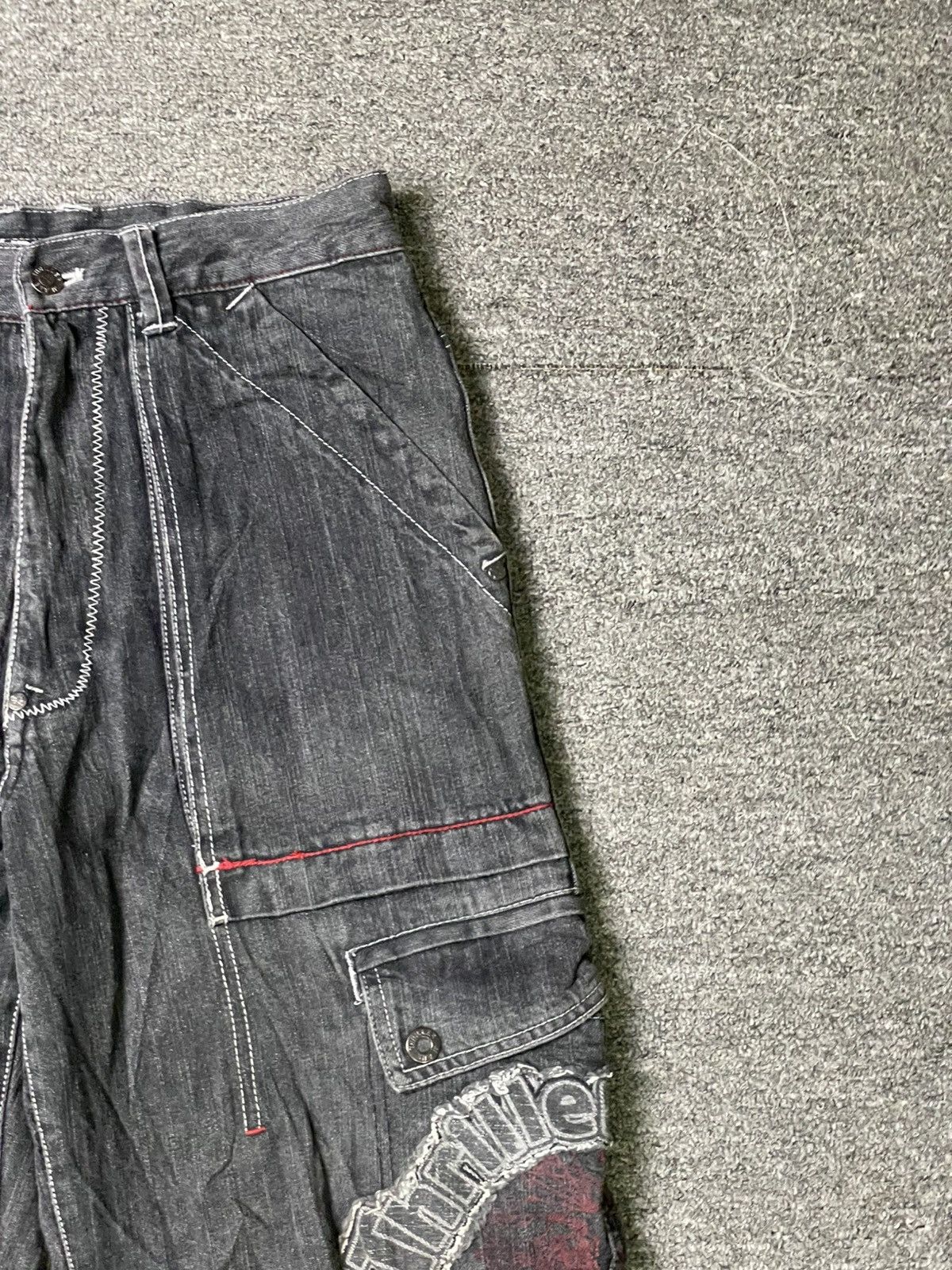 If Six Was Nine × Japanese Brand × Le Grande Bleu (L.G.B.) THRILLERdnm x Optimal Design Cargo Pants (92) Size US 30 / EU 46 - 7 Thumbnail