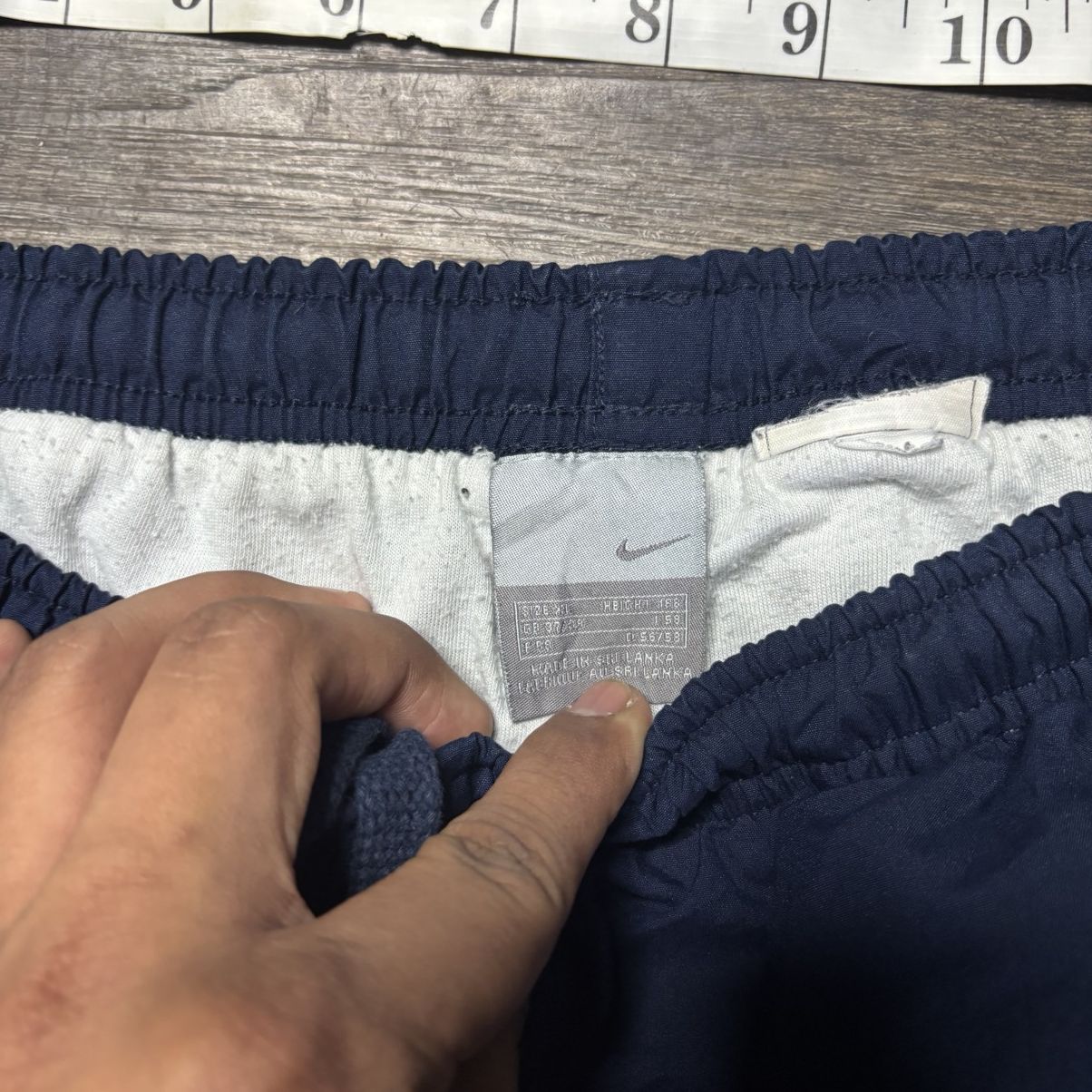 Nike Nike vintage navy track pants flared XL Size US 32 / EU 48 - 3 Thumbnail