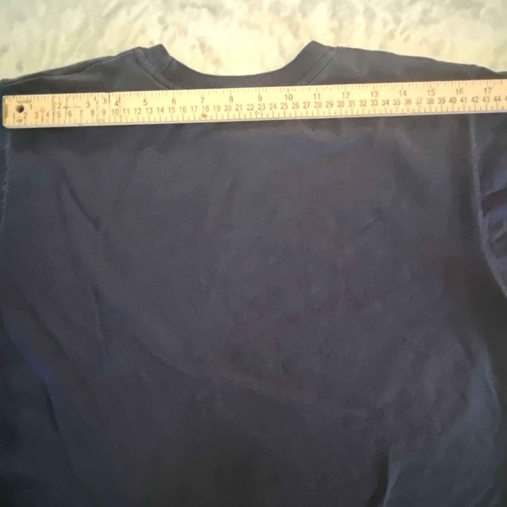 Nike VINTAGE Nike Swoosh Black Label T Shirt L Navy Blue Made In Greece Embroidery Size US L / EU 52-54 / 3 - 5 Thumbnail