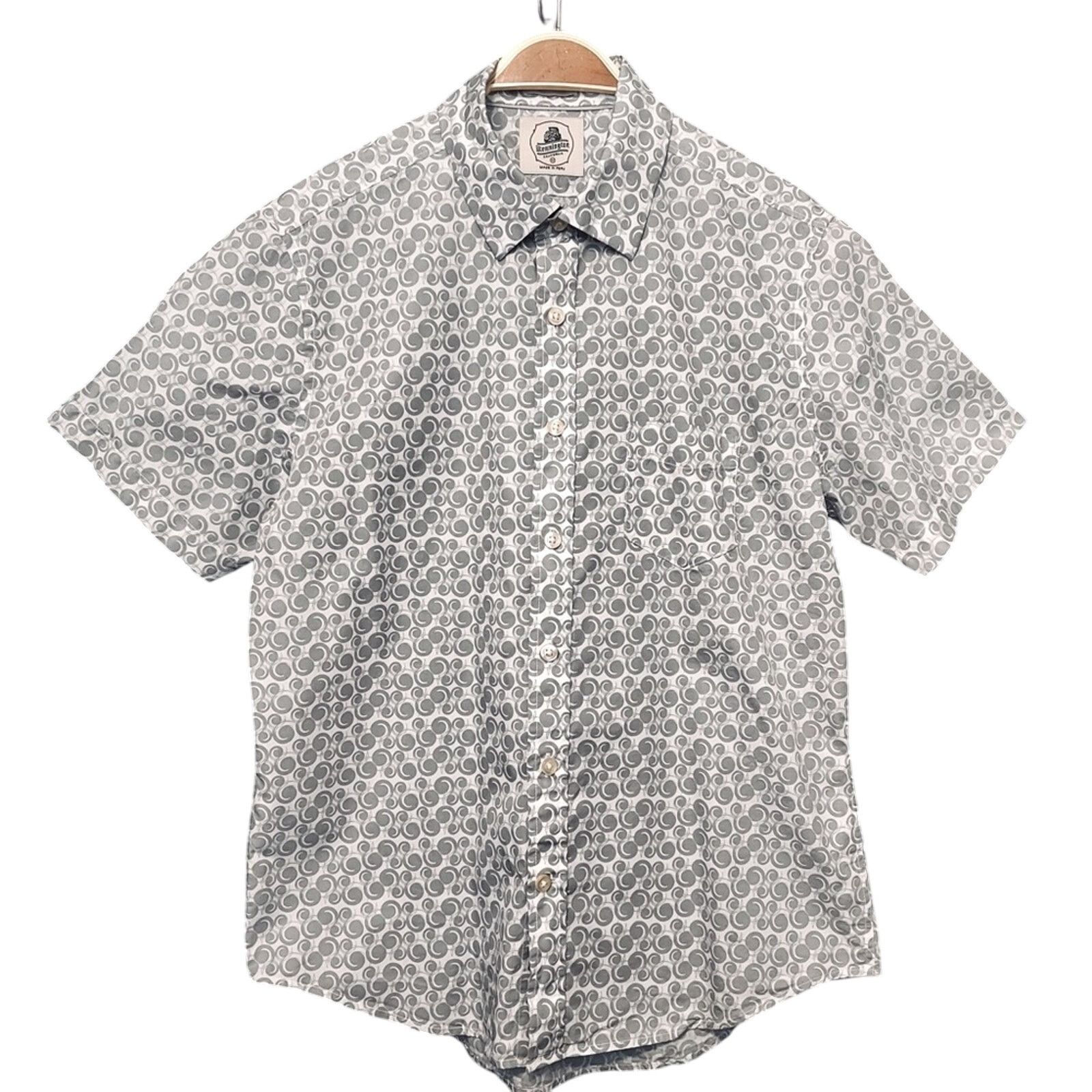 Kennington Ltd. Kennington California Estate Shirt Button Gray White Shirt Size US M / EU 48-50 / 2 - 1 Thumbnail