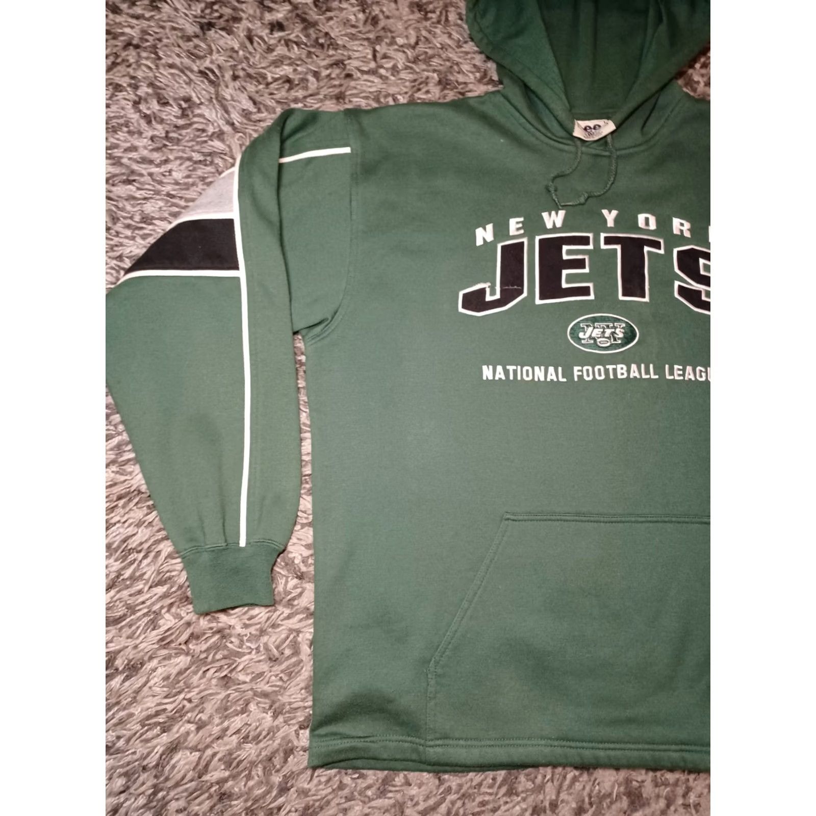 Vintage VINTAGE New York Jets Lee Sport Hoodie Sweatshirt Green Embroidered L 90s Y2K Mens Size US L / EU 52-54 / 3 - 3 Thumbnail