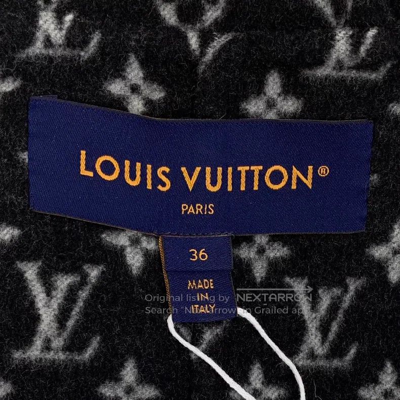 Louis Vuitton Louis Vuitton Black inside logo presbyopic full print shee Size XS / US 0-2 / IT 36-38 - 6 Thumbnail