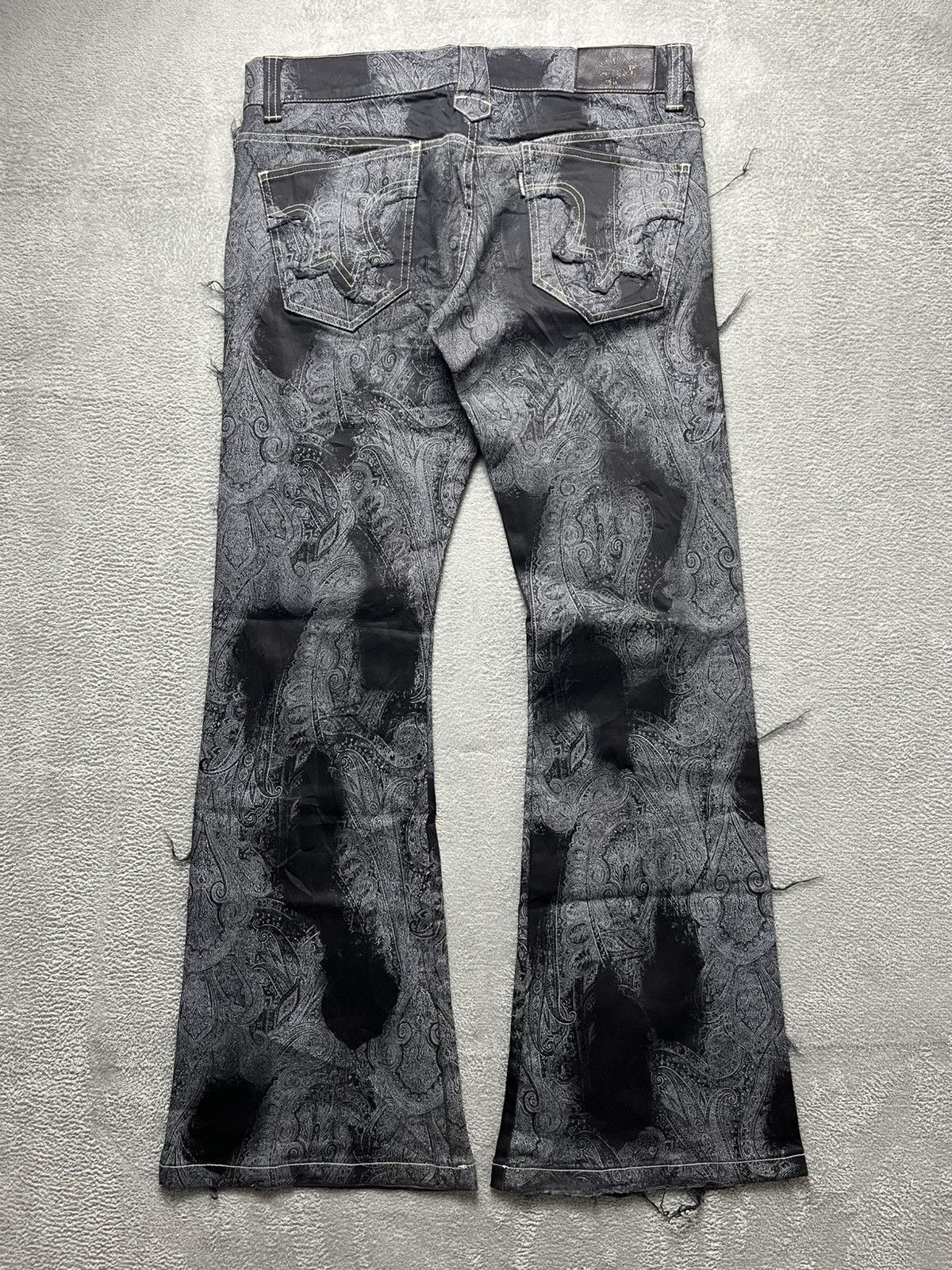 Tornado Mart Tornado mart - Paisley flared pants Size US 33 - 6 Thumbnail