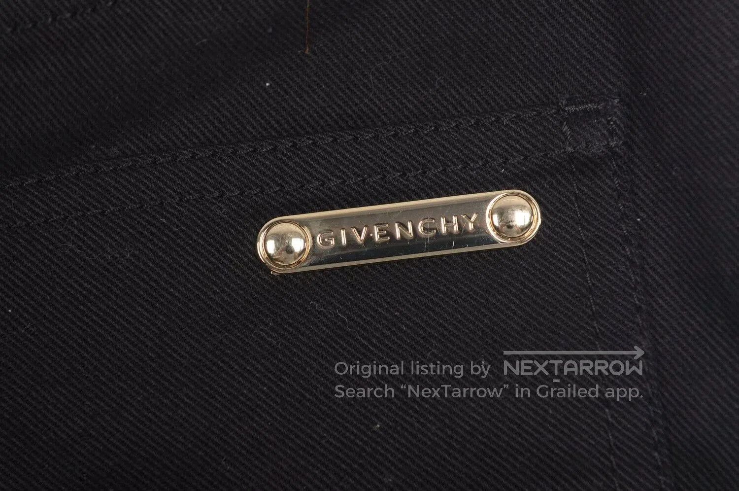 Givenchy Givenchy Gray Leather Panel Straight Jeans 36. Size US 36 / EU 52 - 3 Thumbnail