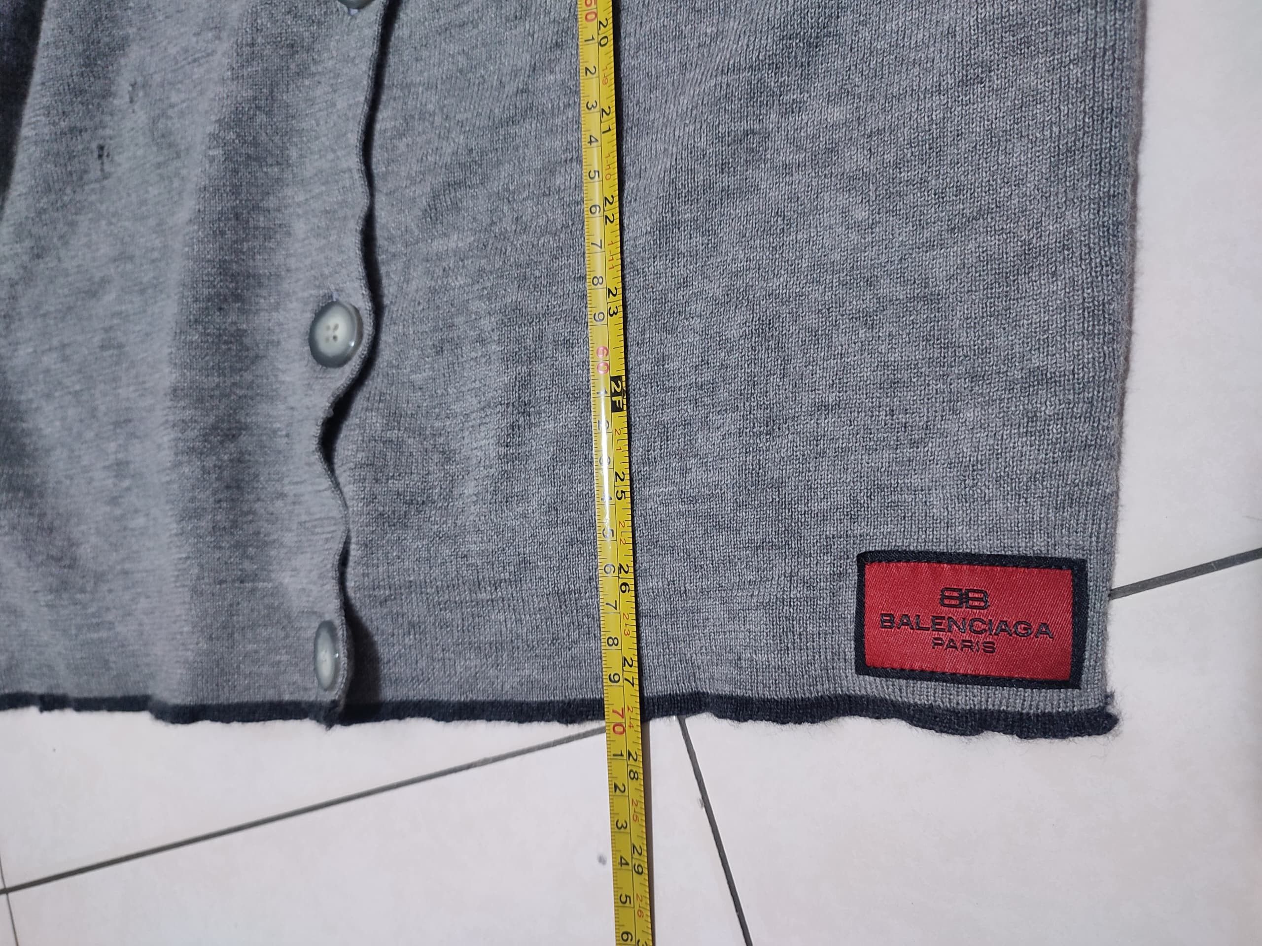Balenciaga Vintage distressed Balenciaga sport cardigan Size US L / EU 52-54 / 3 - 4 Thumbnail