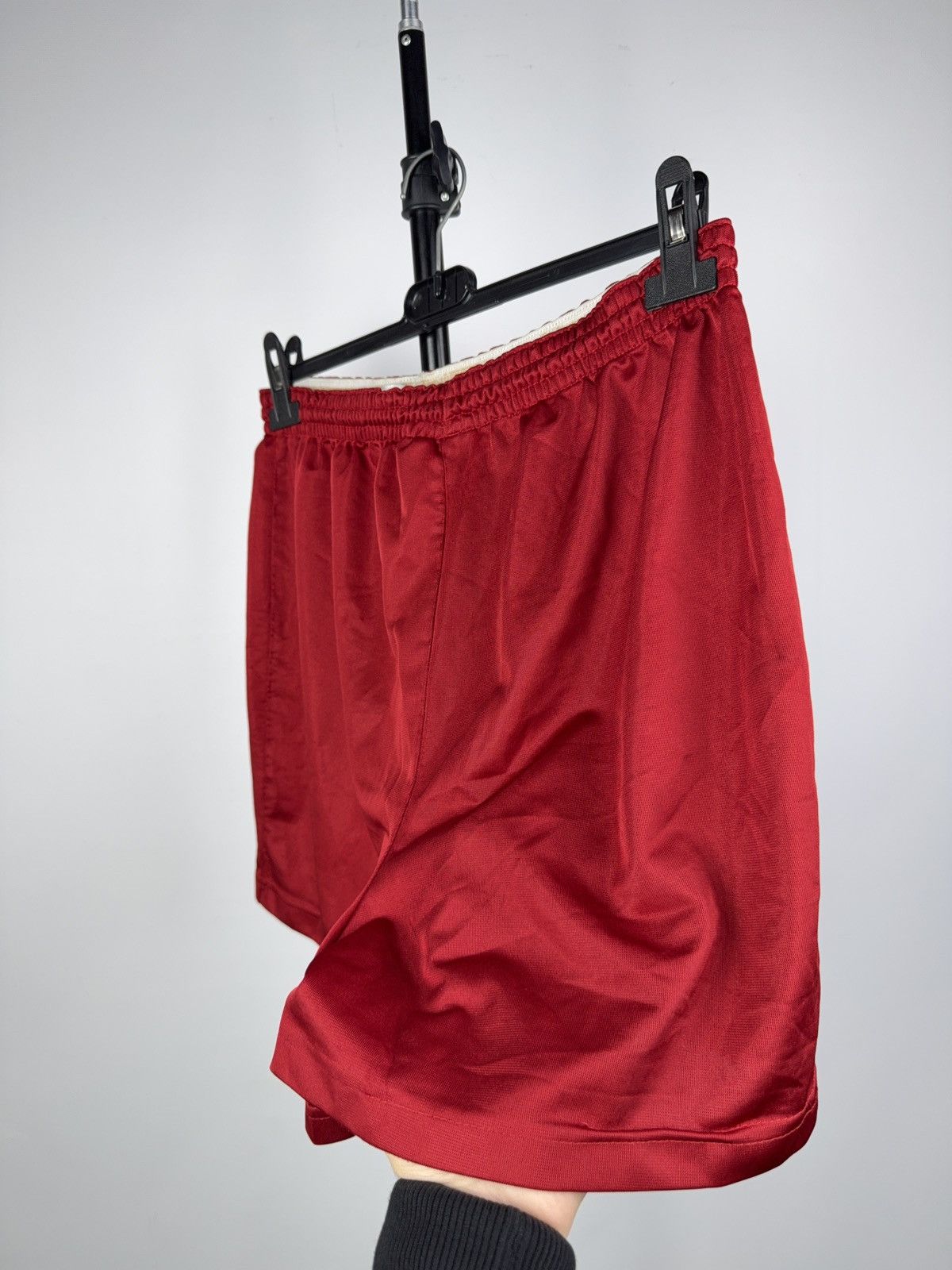 Nike Vintage 80s USA RETRO Nike Red Nylon Training Shorts Y2K Size US 31 - 11 Thumbnail