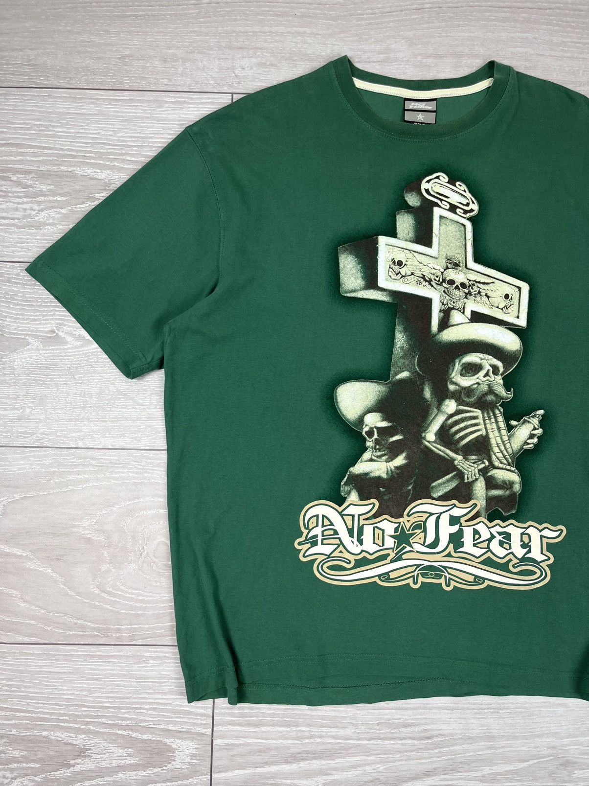 No Fear No Fear Vintage Oversized Rap T Shirt Size US XXL / EU 58 / 5 - 3 Thumbnail