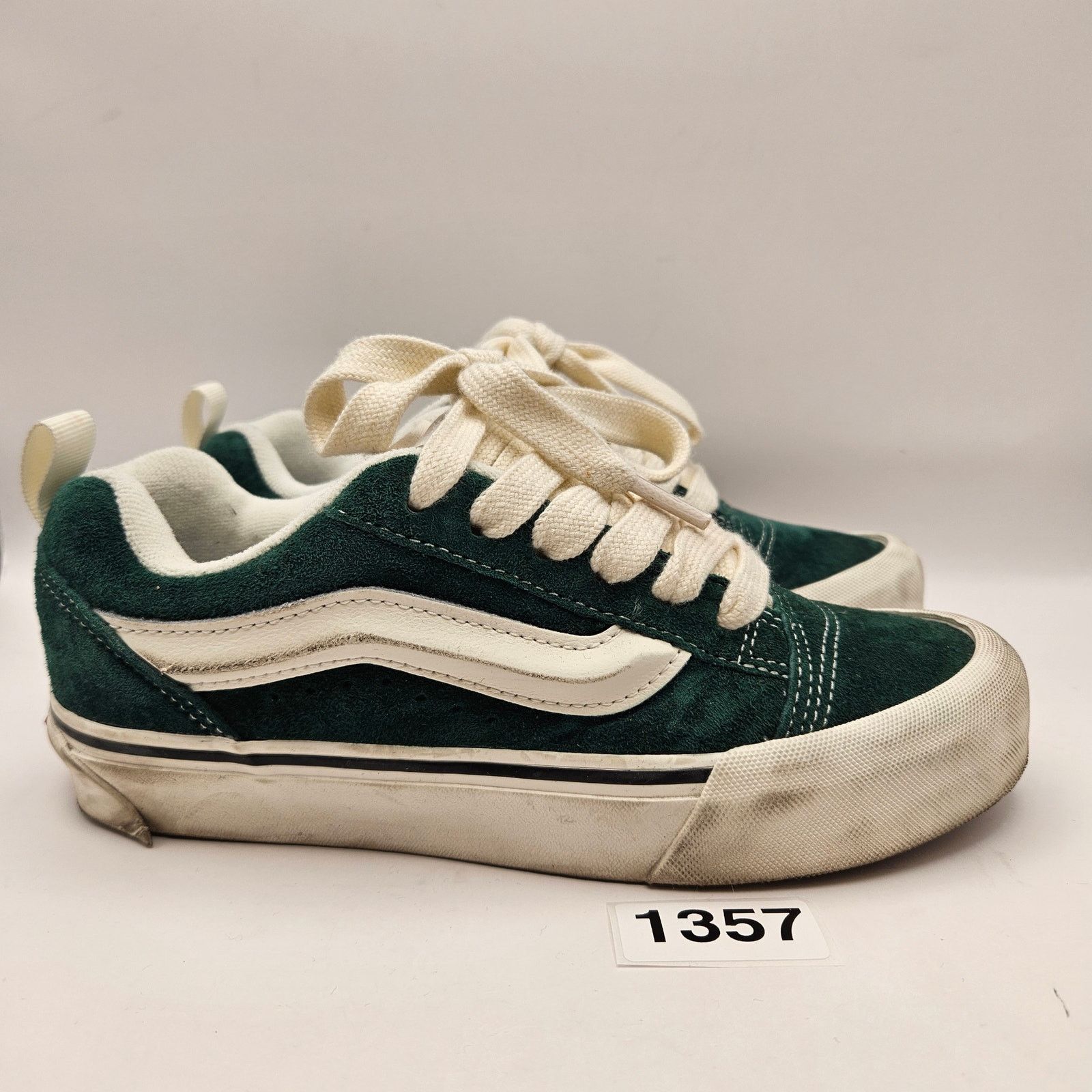Vans VANS KNU SKOOL WOMEN'S 6 PINE GREEN SUEDE OFF THE WALL Size US 6 / IT 36 - 4 Thumbnail