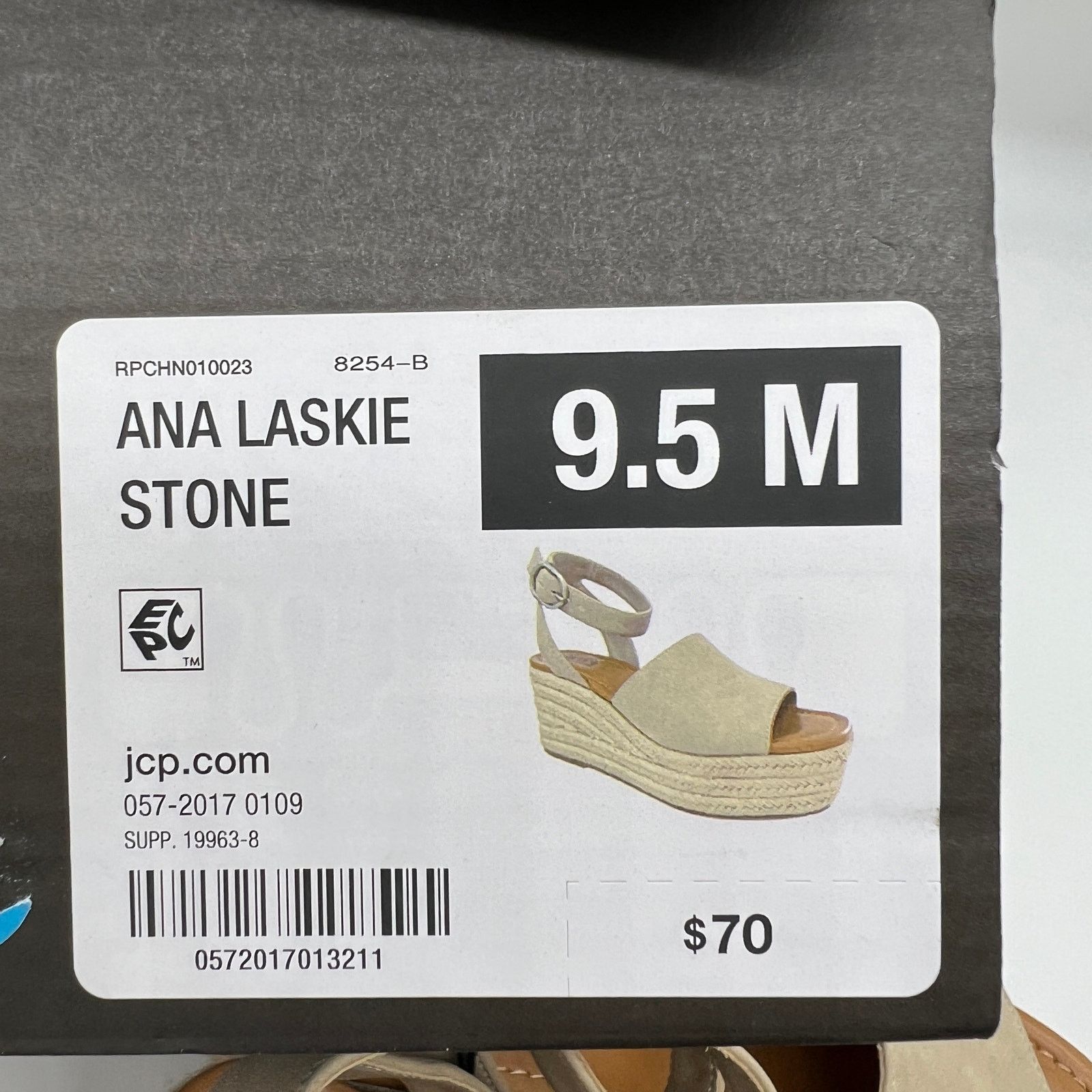Other a.n.a Laskie Women Shoes Ankle Buckle Strap Sandals Size US 9.5 / IT 39.5 - 12 Thumbnail