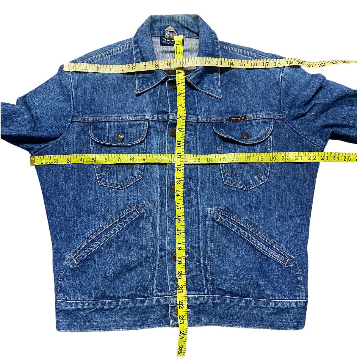 Wrangler Vintage 70s Wrangler Denim Trucker Jacket Lot 12002 Size US M / EU 48-50 / 2 - 15 Thumbnail