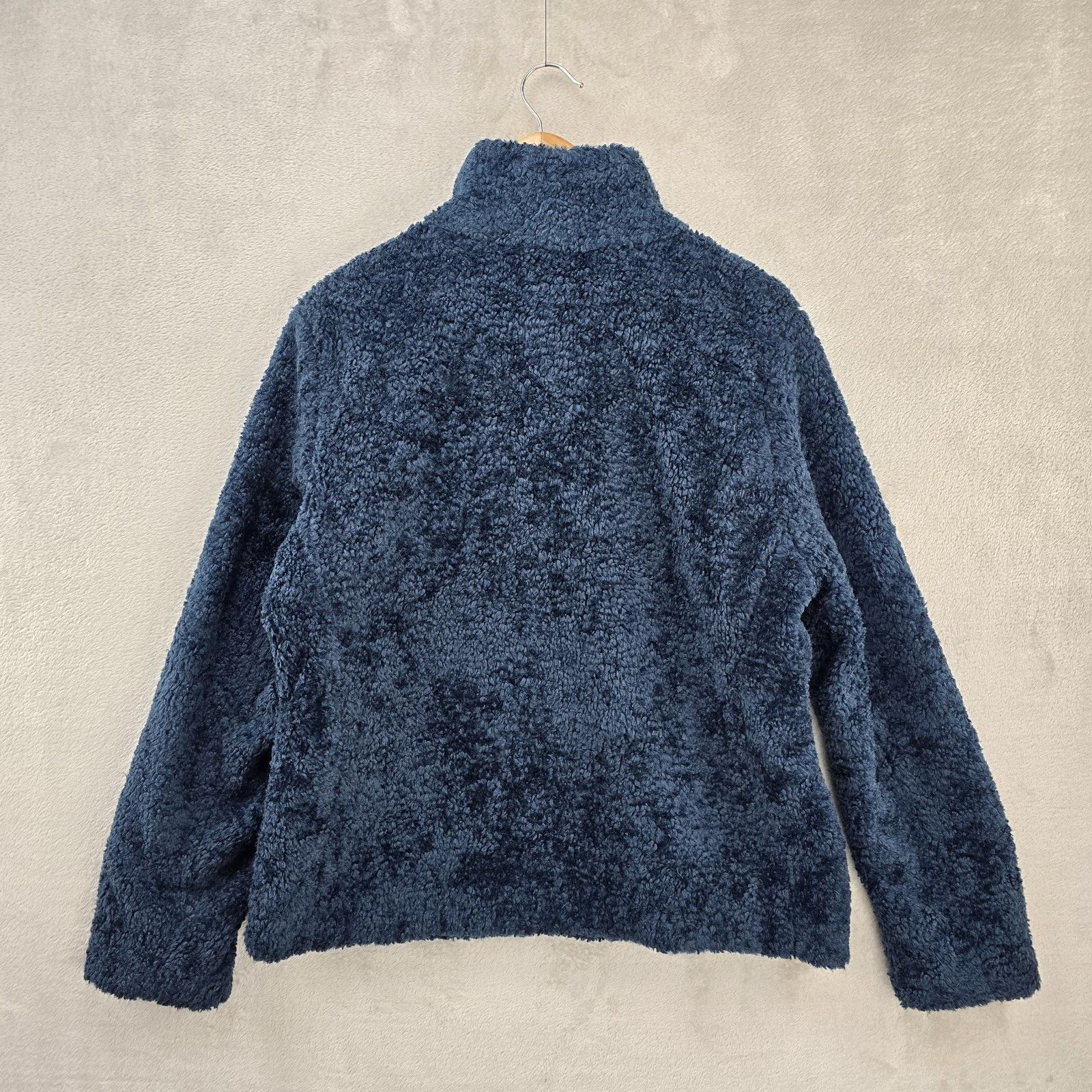 Pendleton Pendleton Sherpa Fleece Jacket Womens Large Dark Blue Fuzzy Size L / US 10 / IT 46 - 11 Thumbnail
