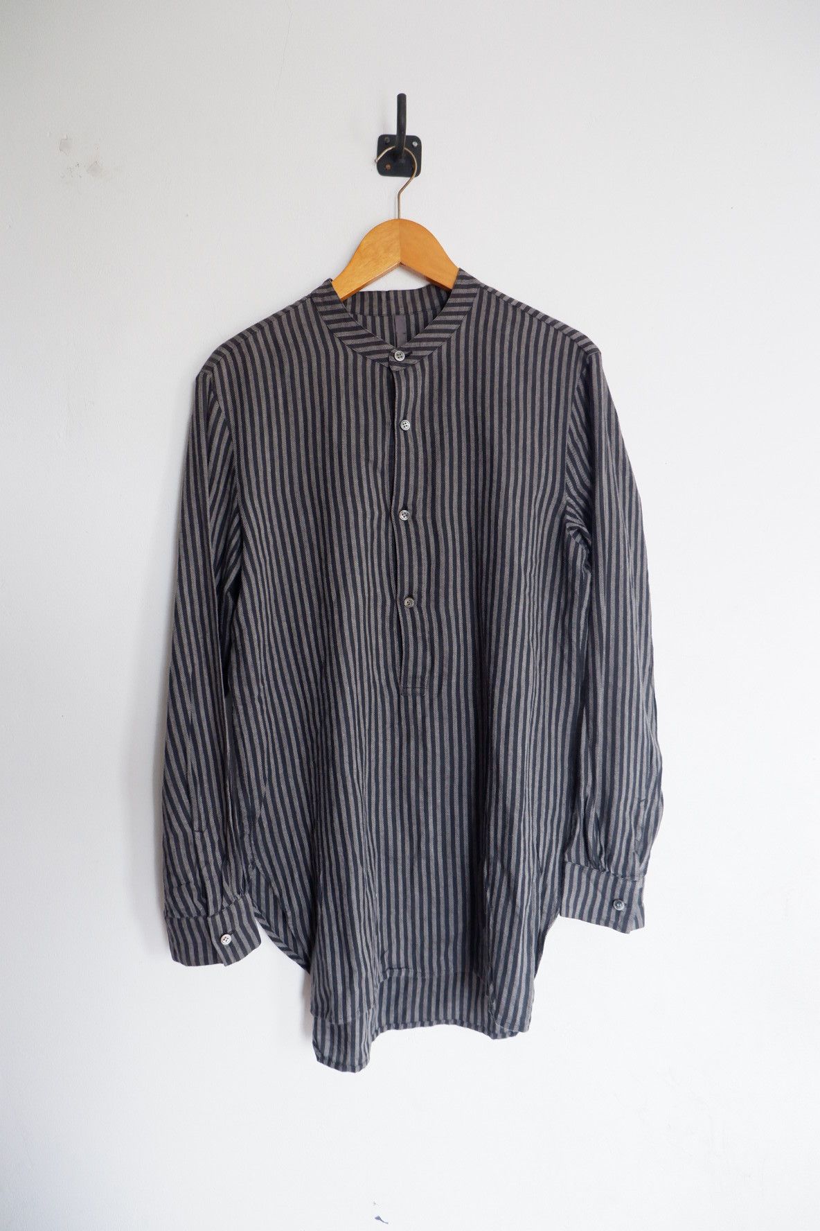 Kazuyuki Kumagai Attachment Kazuyuki Kumagai Attachment Collarless Shirts Tunics Size US M / EU 48-50 / 2 - 1 Thumbnail