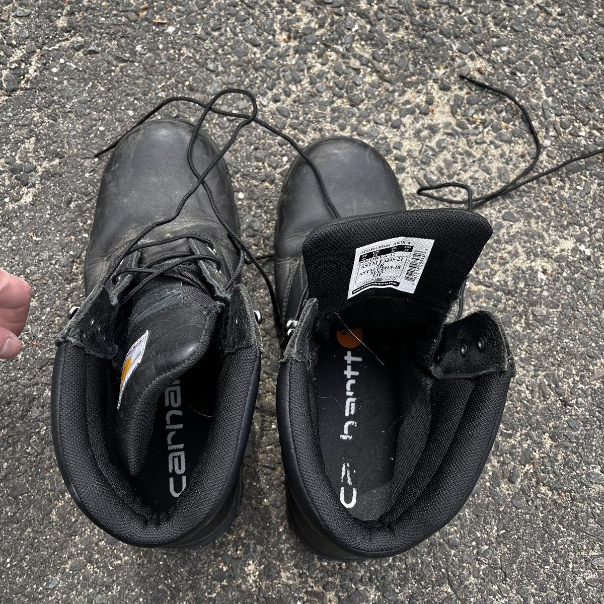 Other Vintage Carhartt Black Shoes Size 12 Size US 12 / EU 45 - 6 Thumbnail