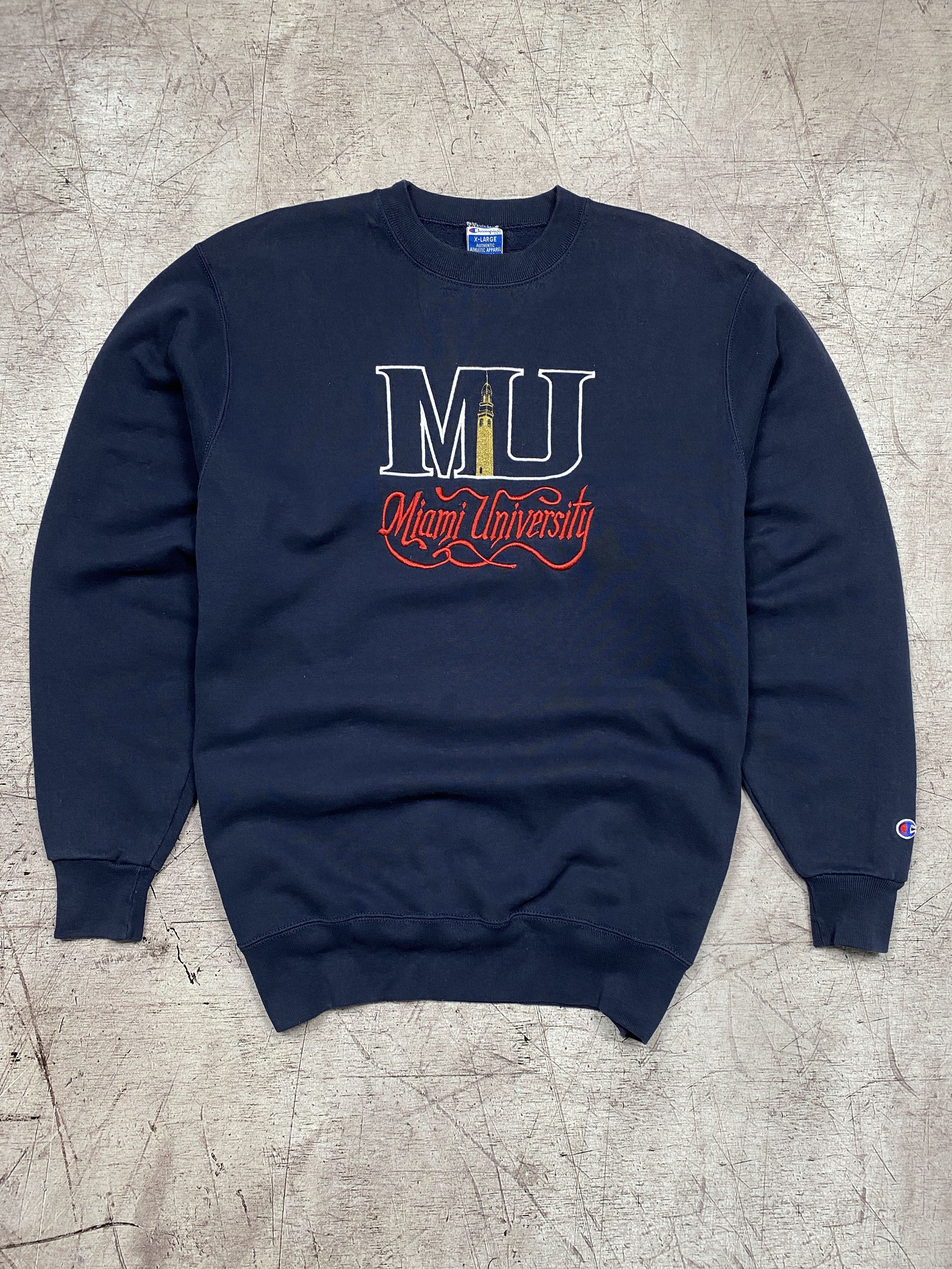 Vintage 90s University of hotsell Miami Crewneck