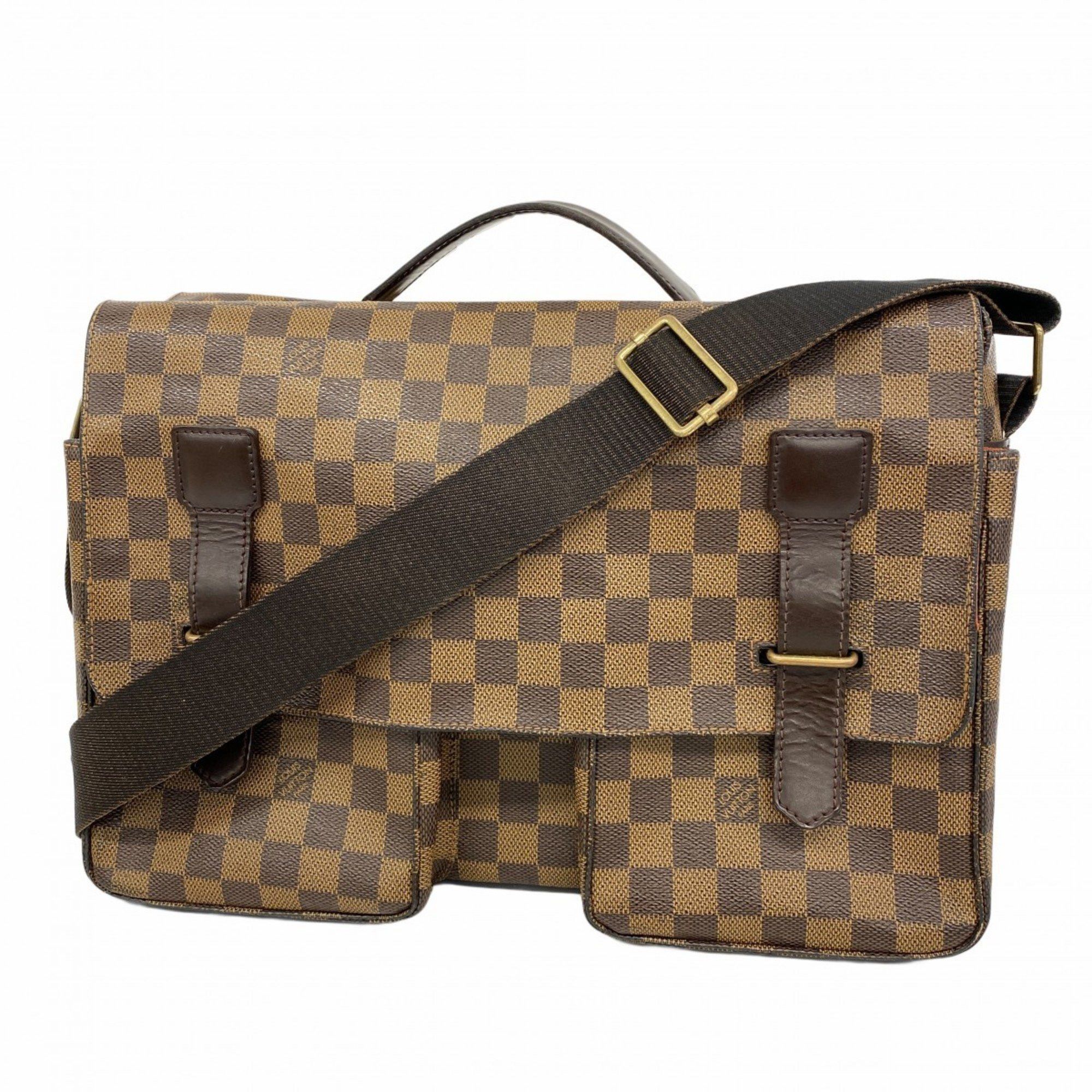 Louis Vuitton Shoulder Bag Damier Broadway N42270 Ebene Men's Women's