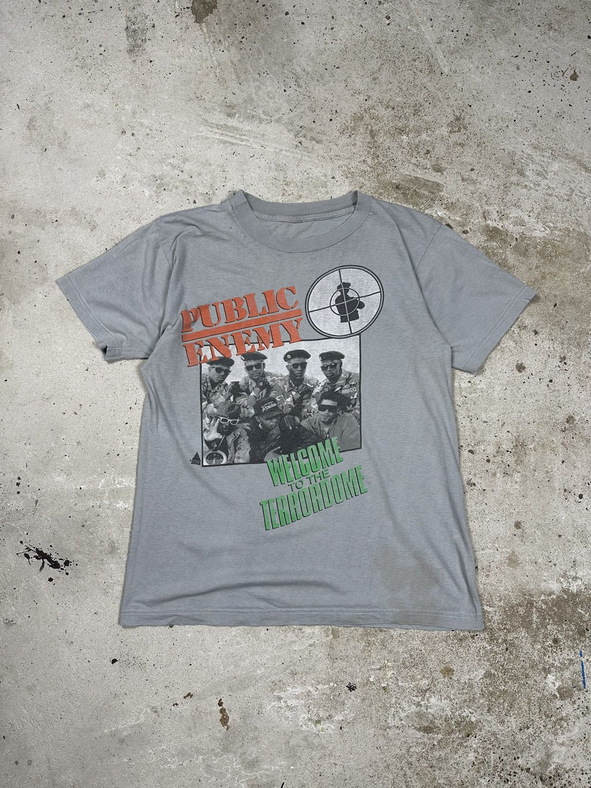 Public Enemy Vintage 90s Public Enemy Welcome to the Terrordome Grey Tee Size US M / EU 48-50 / 2 - 1 Thumbnail