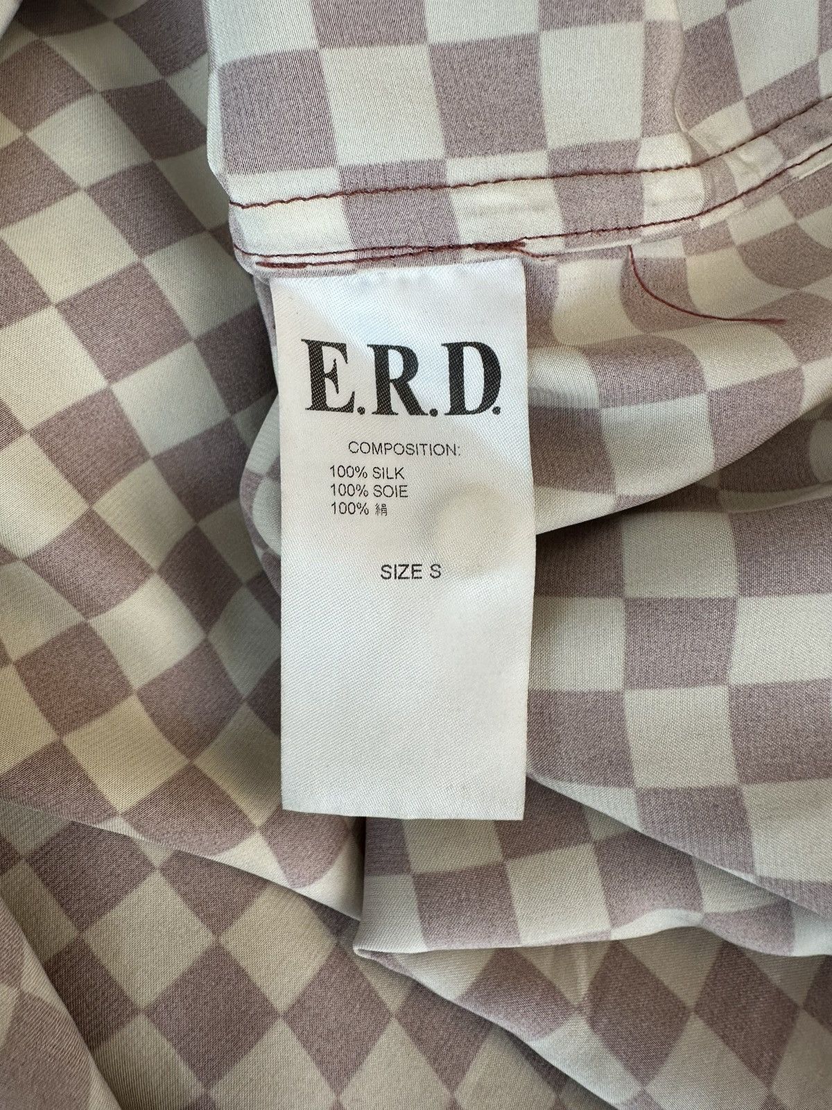 Enfants Riches Deprimes ERD 4GSELLER CHECKERED BUTTON UP SZ-S Size US S / EU 44-46 / 1 - 5 Thumbnail
