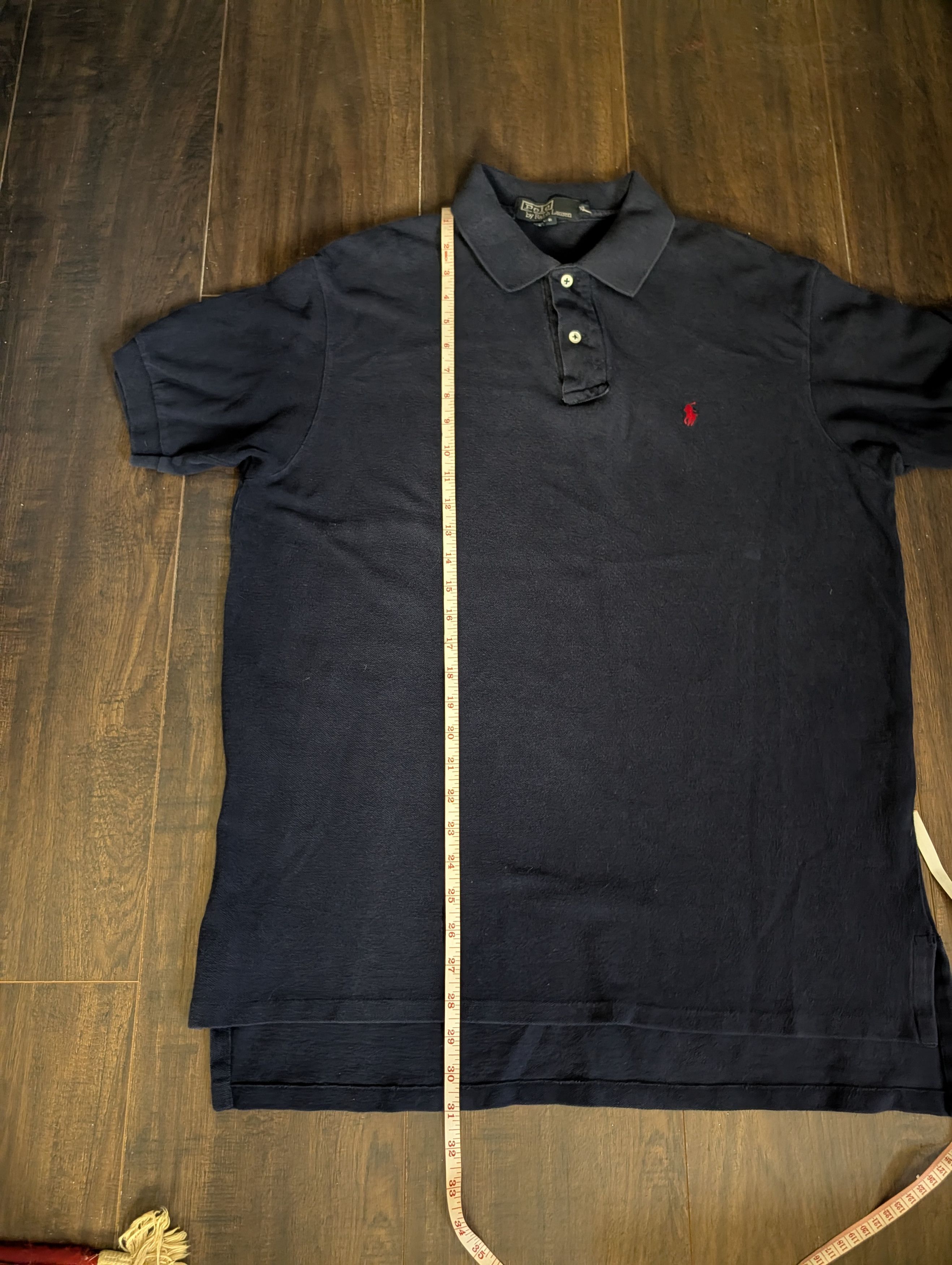 Polo Ralph Lauren Vintage made in USA navy blue polo shirt XL Size US XL / EU 56 / 4 - 12 Thumbnail