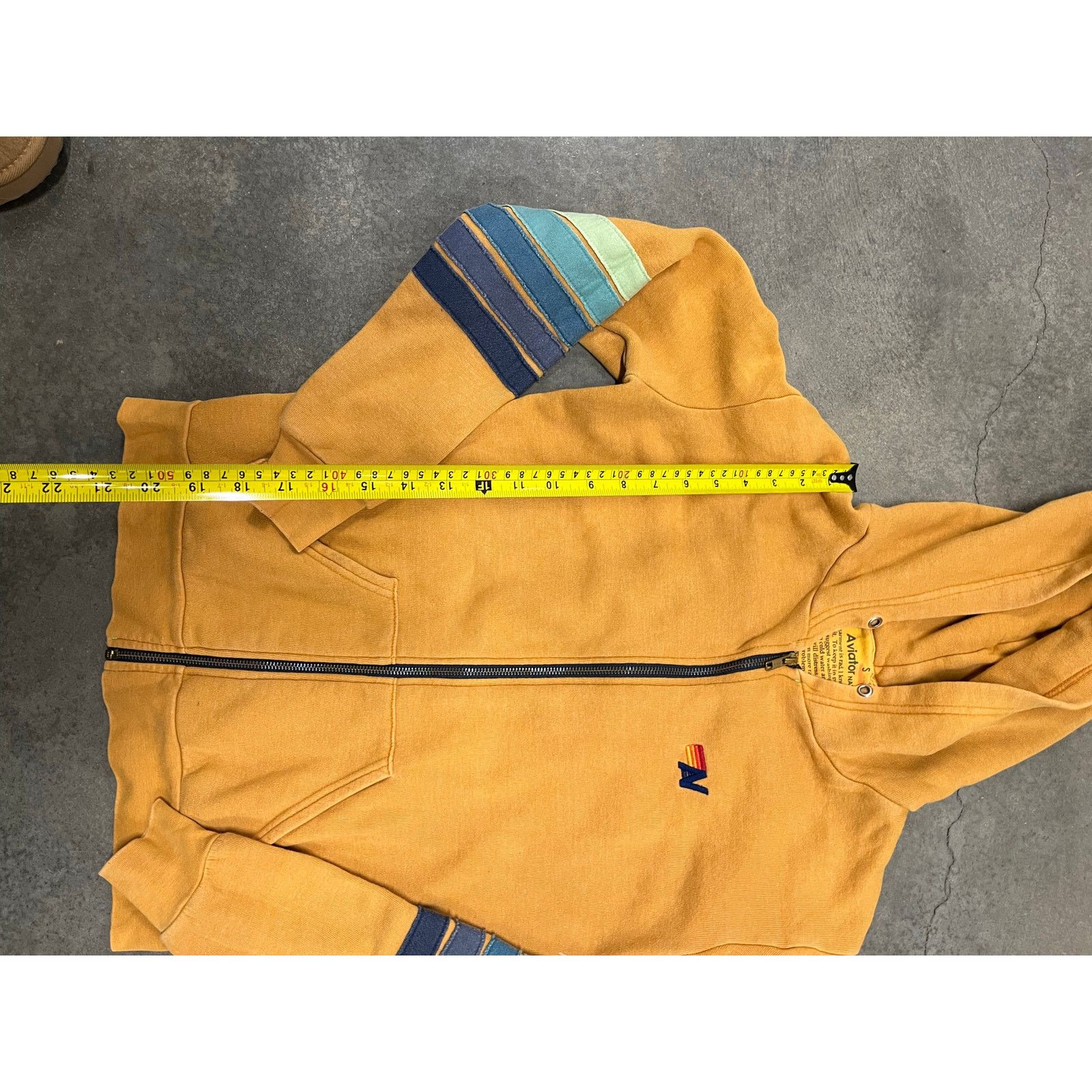 Aviator Nation Aviator Nation Hooded Jacket Small Full Zip Striped Size S / US 4 / IT 40 - 3 Thumbnail