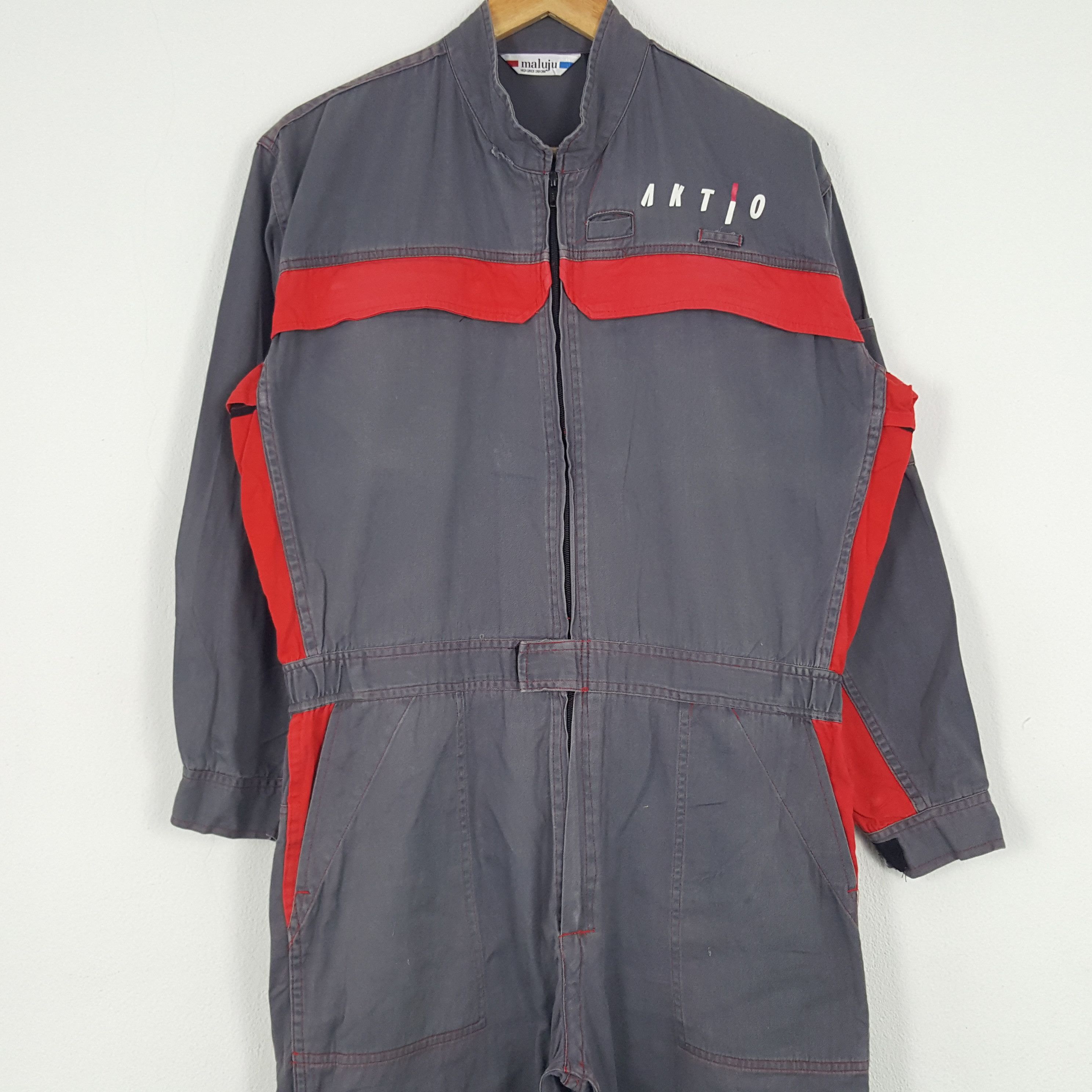 Japanese Brand × Vintage Vintage Aktlo Japanese Workwear Style Coverall Jacket Size US M / EU 48-50 / 2 - 5 Thumbnail