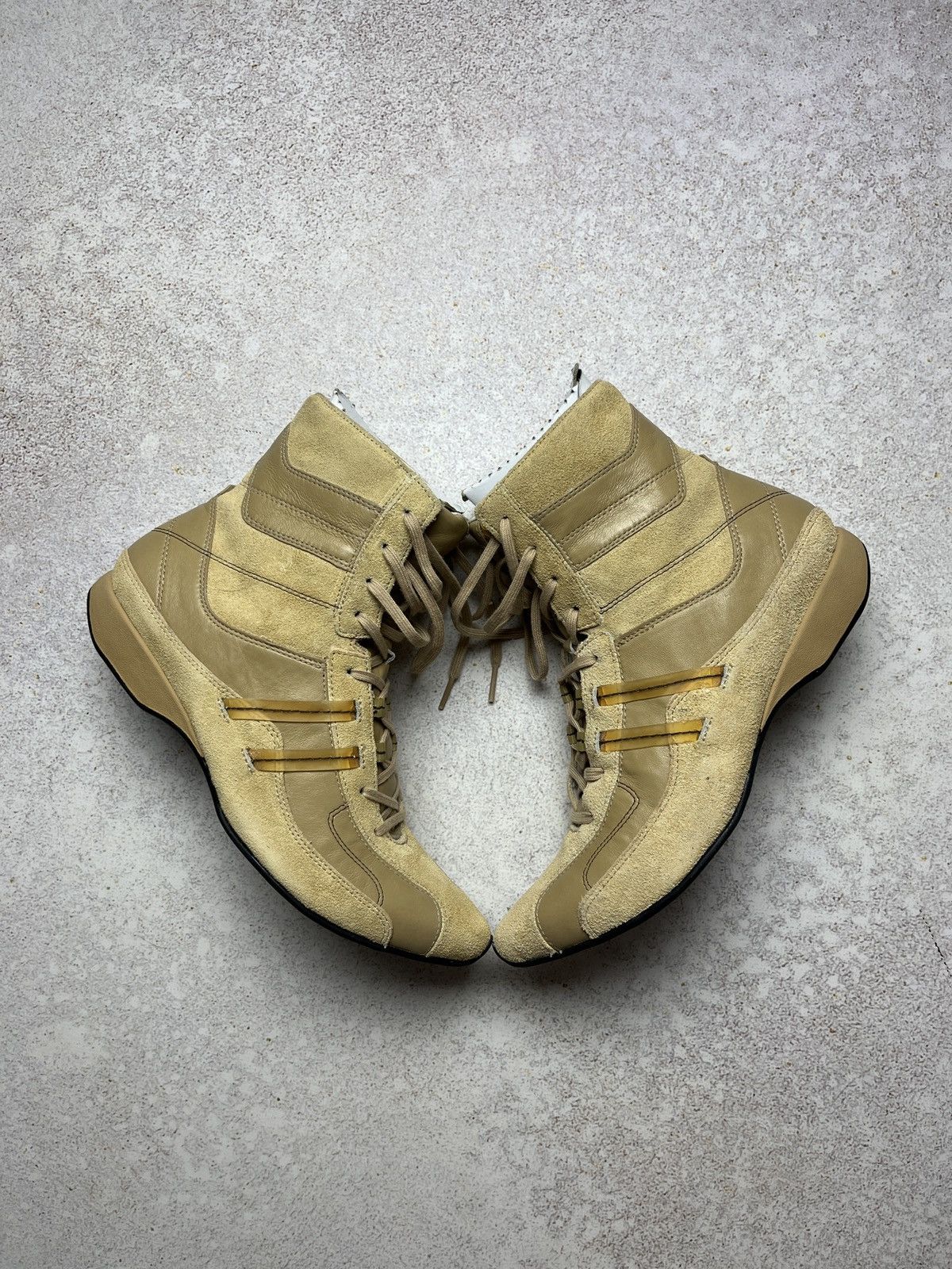 Diesel Vintage Diesel Y2K Foxtrott Leather Suede Sneakers Size US 11 / IT 41 - 4 Thumbnail
