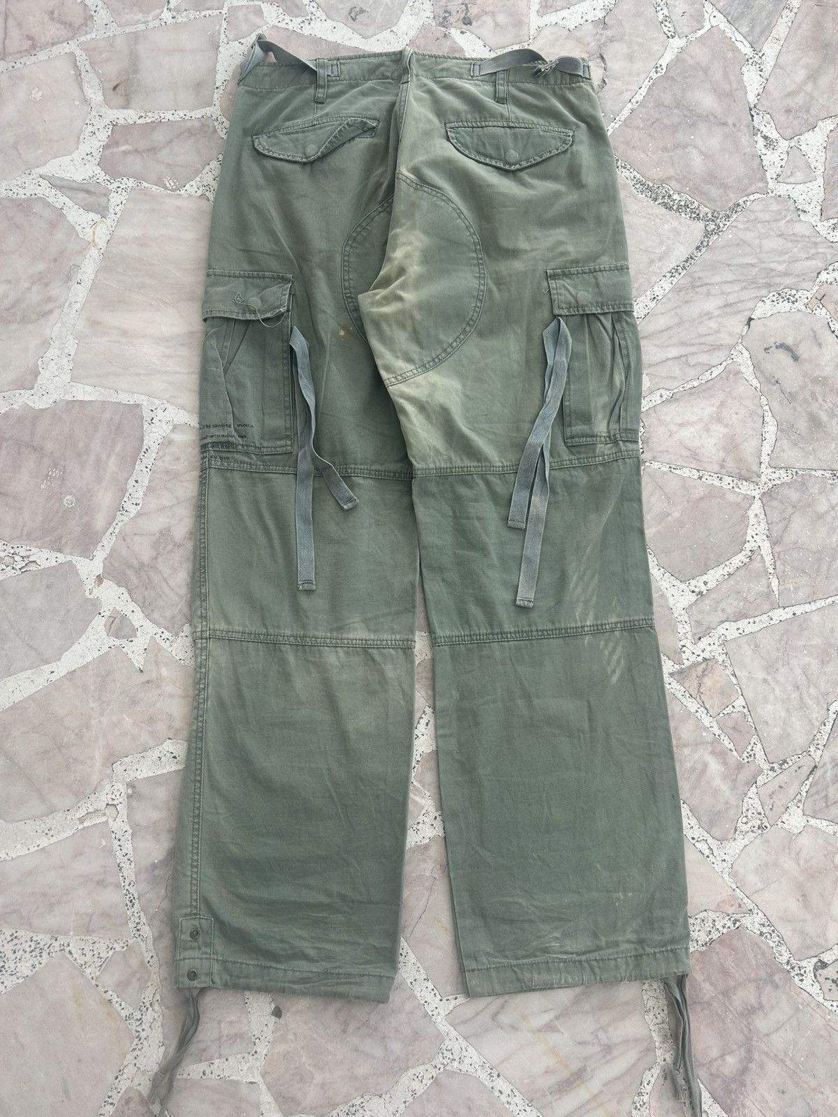 Japanese Brand K-Dist Japan Vintage Fatigue Cargo Pants Size US 34 / EU 50 - 2 Thumbnail