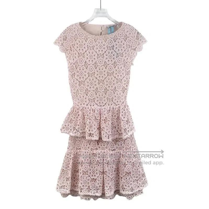Dior Dior Pink Cotton Peplum Dress for Women . Size XS / US 0-2 / IT 36-38 - 1 Thumbnail