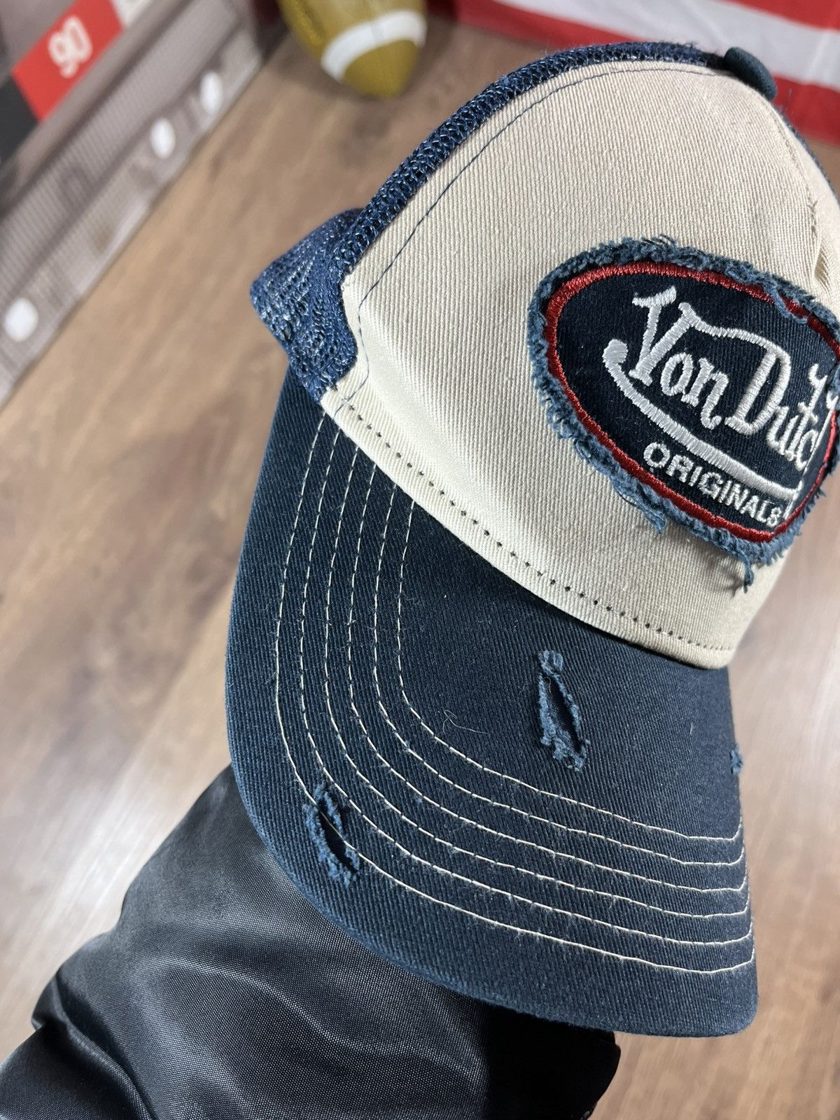 Von Dutch Vintage Von Dutch Distressed Cap Hat Size ONE SIZE - 4 Thumbnail