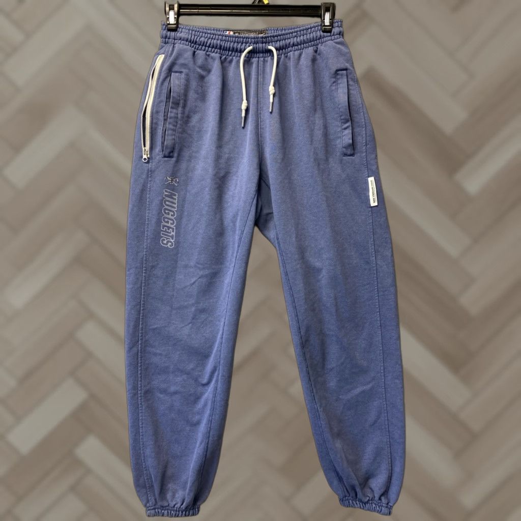 Nike Nike Denver Nuggets NBA Standard Team Sweatpants Adult Medium Blue Mens Size US 31 - 1 Thumbnail