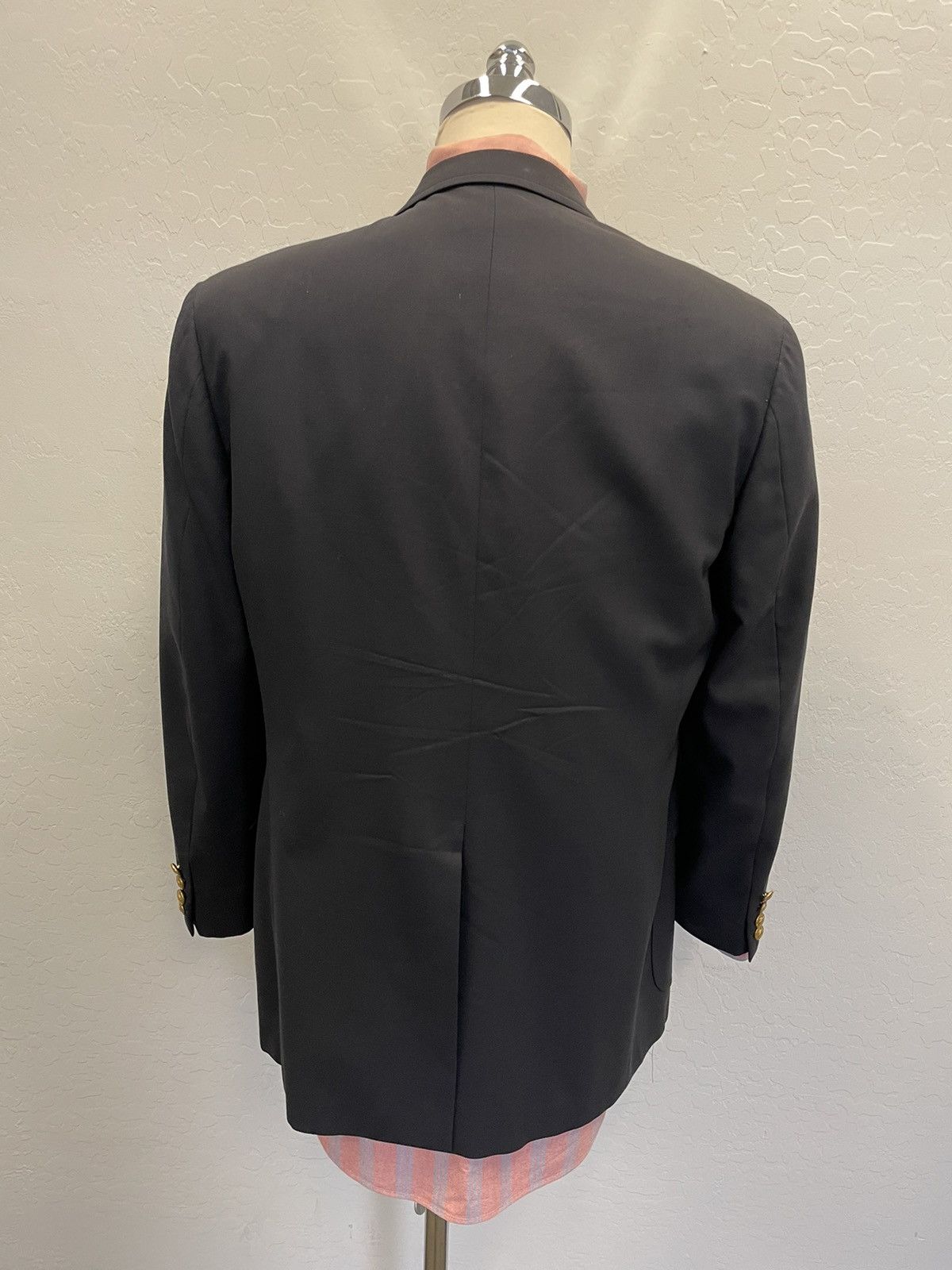 Chaps Ralph Lauren × Vintage The Iconic Navy Wool Blazer Size 40R - 5 Thumbnail