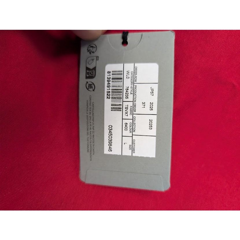Balenciaga o1rshd1 Sweetheart Dry Jersey Medium Fit T-Shirt in Red Size US L / EU 52-54 / 3 - 22 Thumbnail