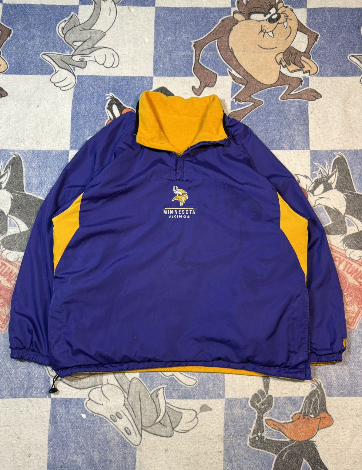 NFL Minnesota Vikings reversible pullover jacket Size US L / EU 52-54 / 3 - 4 Thumbnail