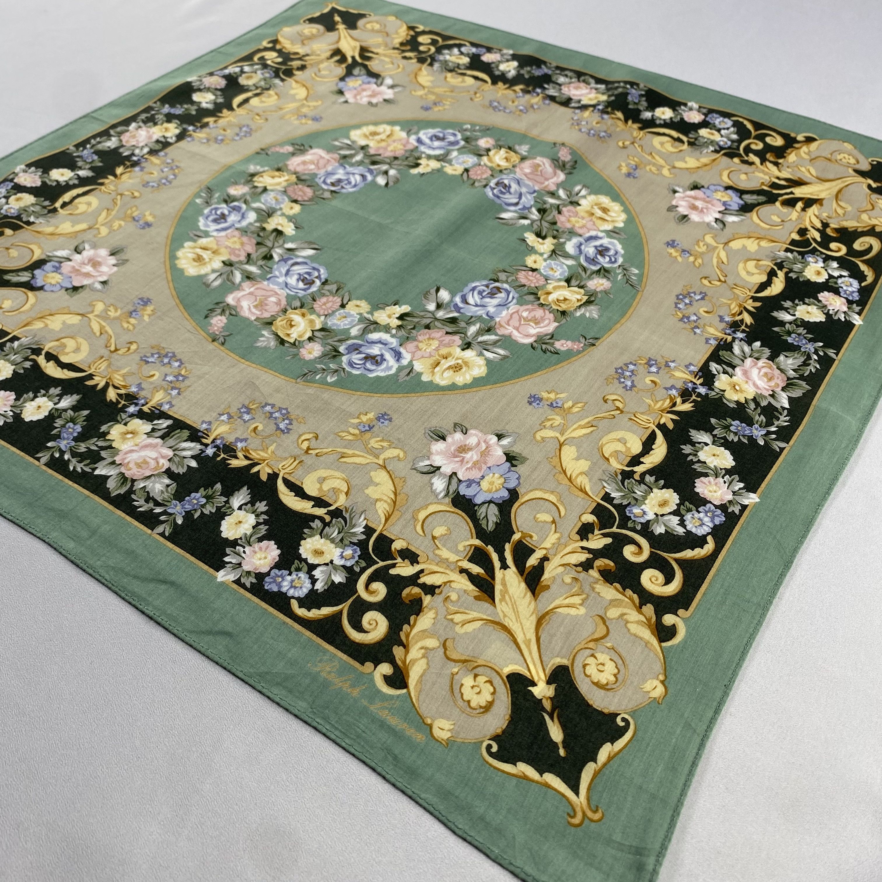 Ralph Lauren × Vintage Ralph Lauren Handkerchief / Neckerchief / Bandana-P934 Size ONE SIZE - 2 Thumbnail
