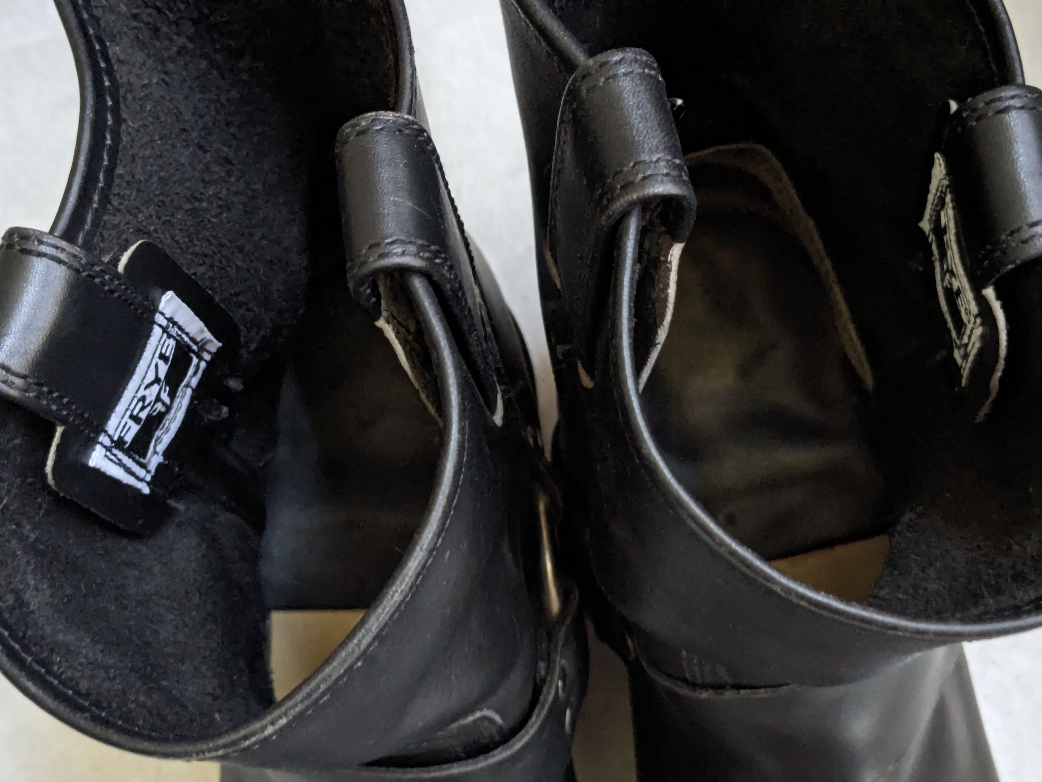Frye Frye Harness Boots Black 11 M Leather Buckle Size US 11 / EU 44 - 8 Thumbnail