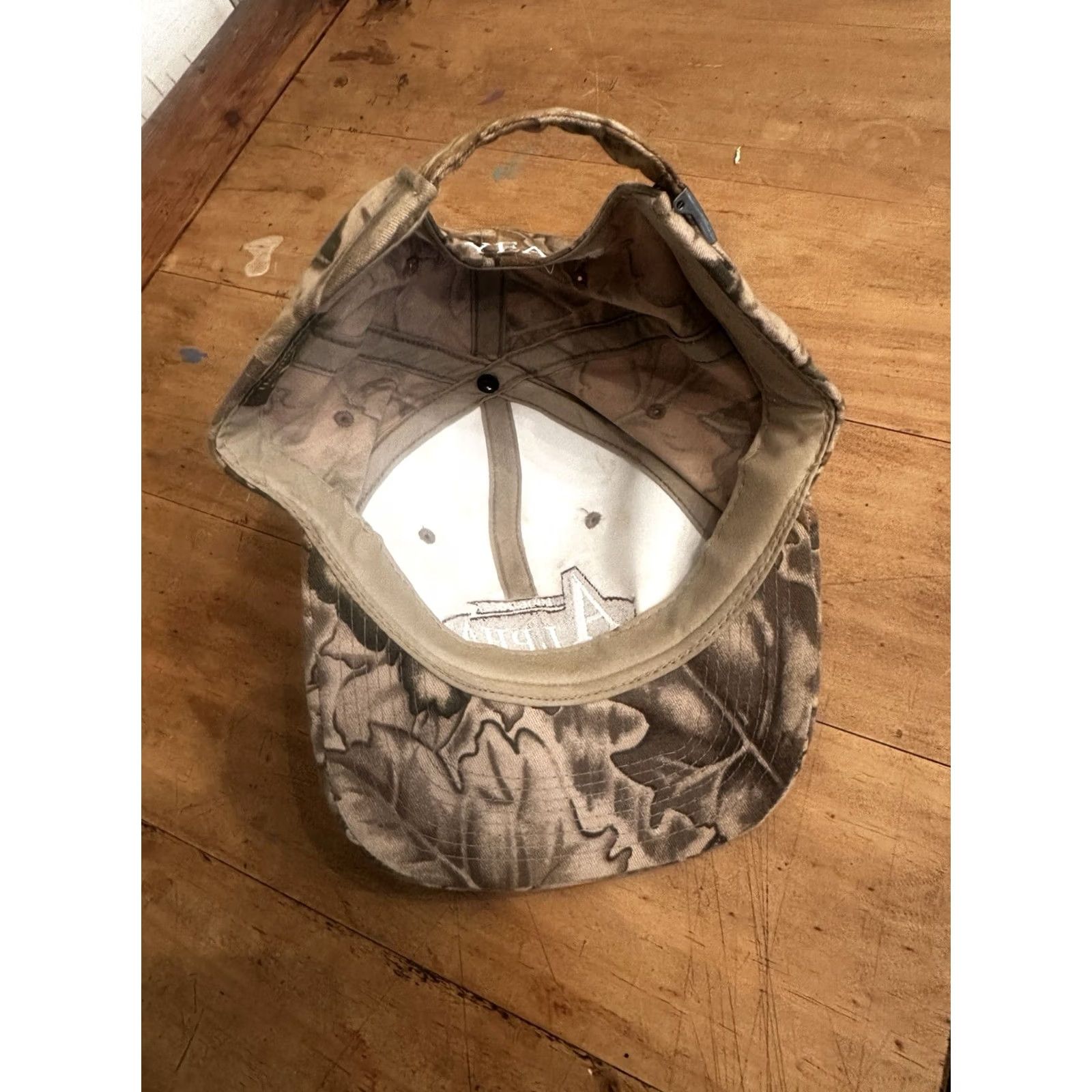 Vintage Alpha Explosives Hat Cap Camouflage Adjustable Strap Back Men One Size Green Camouflage Baseball Cap Size ONE SIZE - 4 Thumbnail
