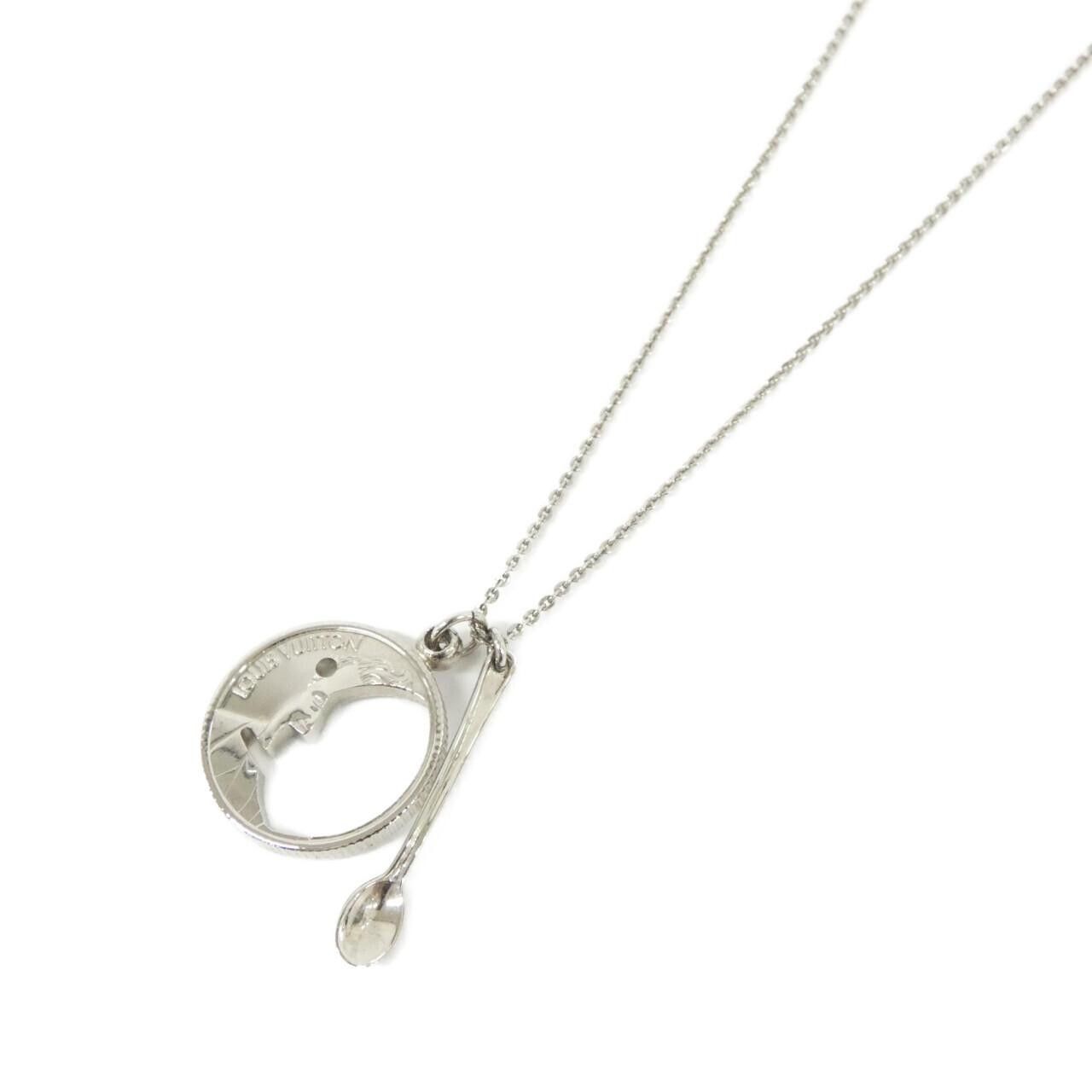 Louis Vuitton Louis Vuitton Collier Charm Necklace Metal Necklace MP2079 DUTY FREE for USA